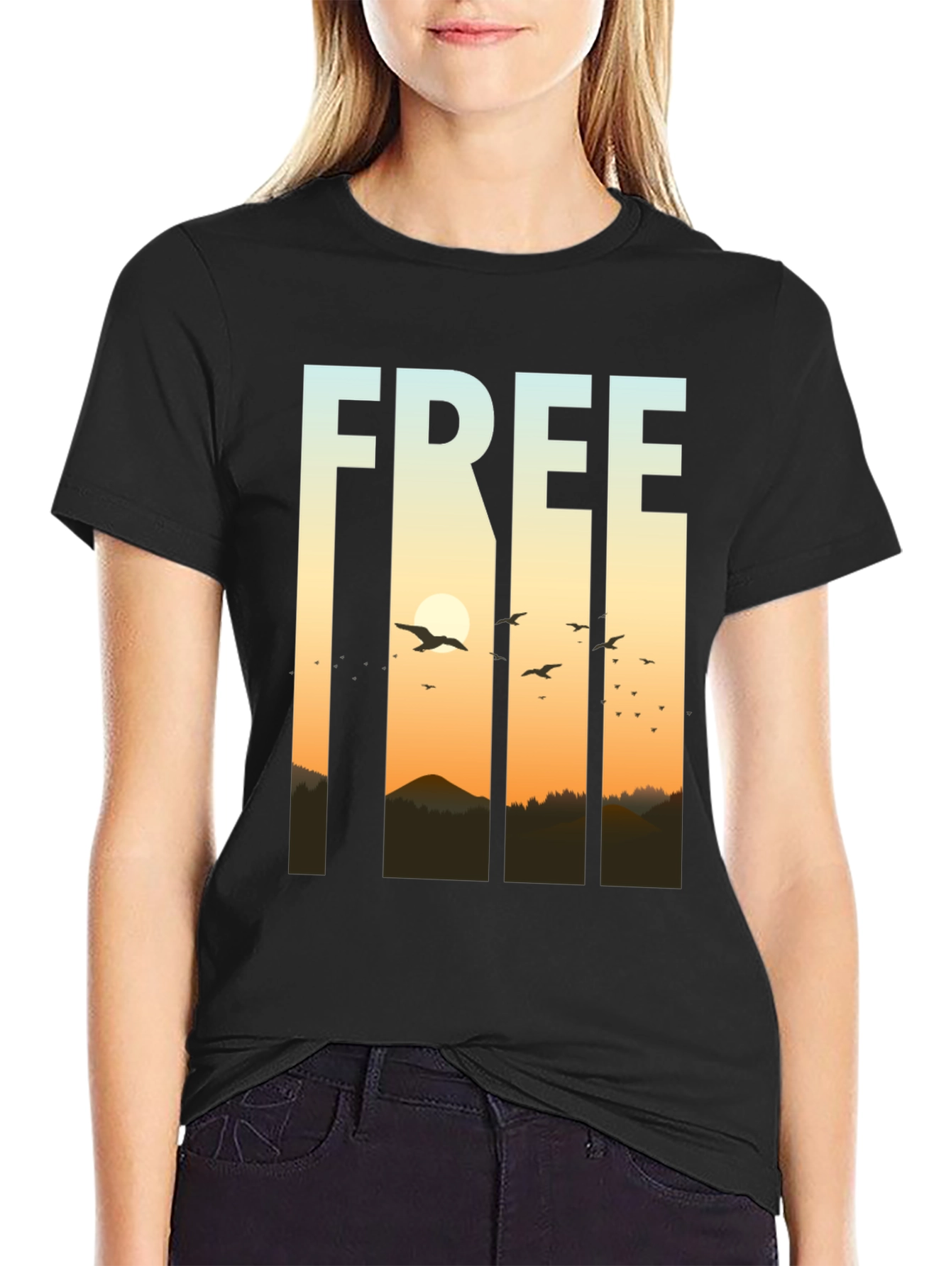 Freedom Graphic T-Shirt - Nature Inspired Design