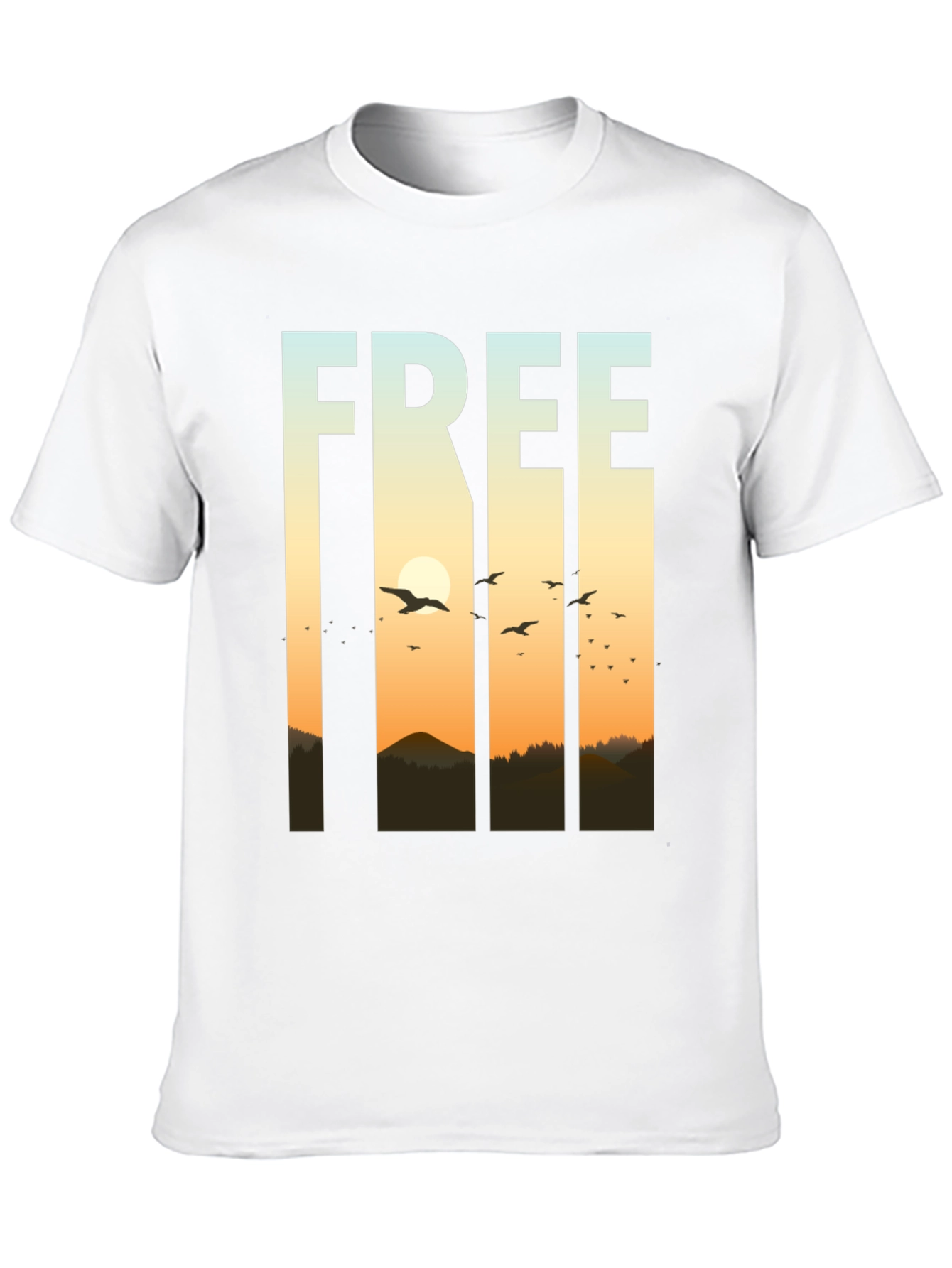 Freedom Graphic T-Shirt - Nature Inspired Design