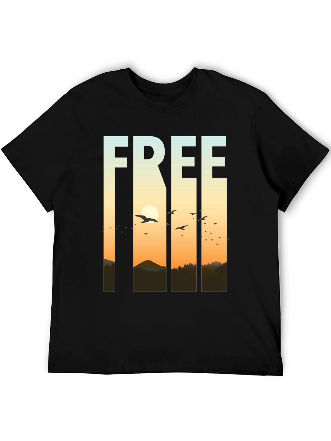 Freedom Graphic T-Shirt - Nature Inspired Design