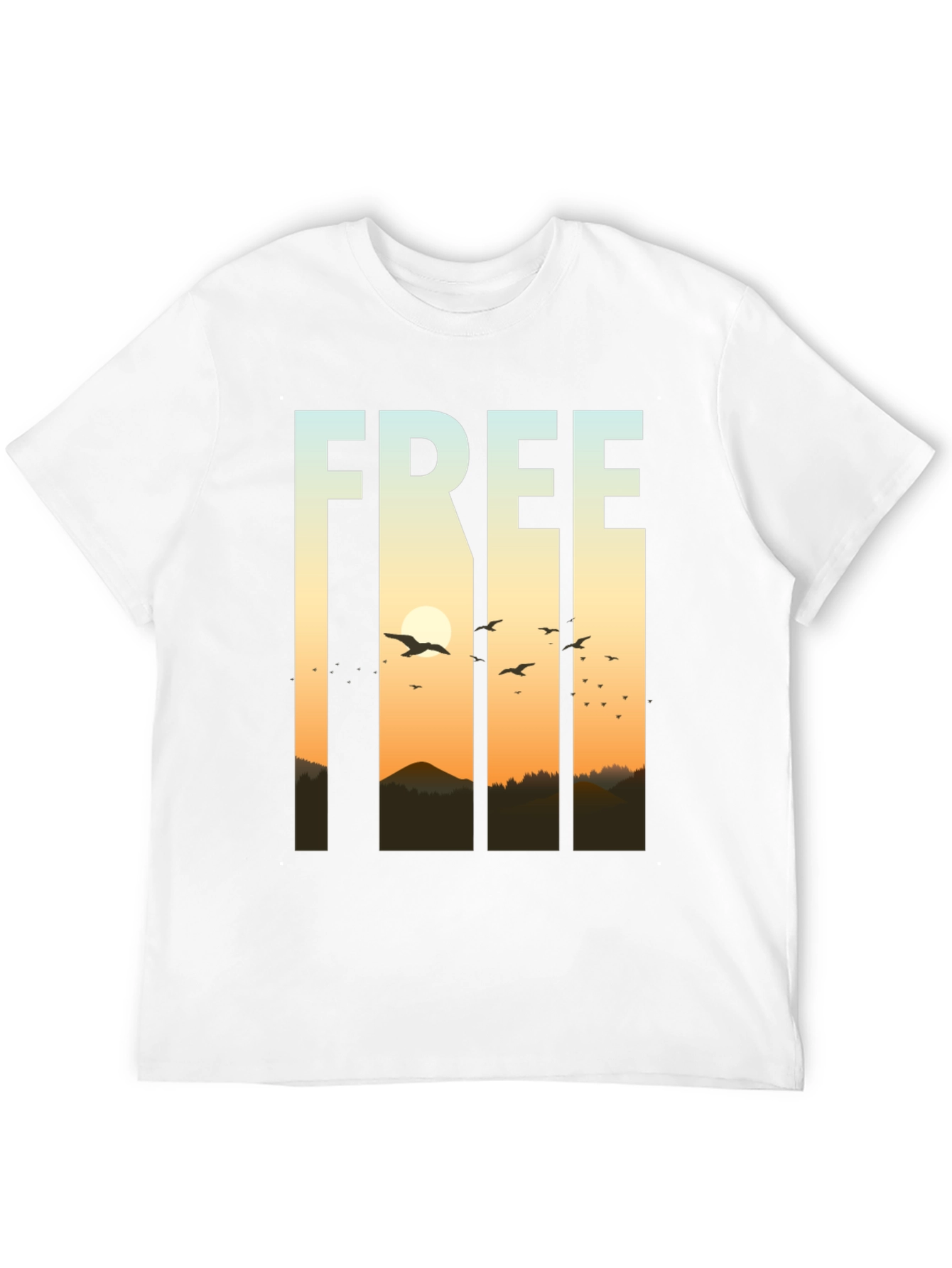 Freedom Graphic T-Shirt - Nature Inspired Design
