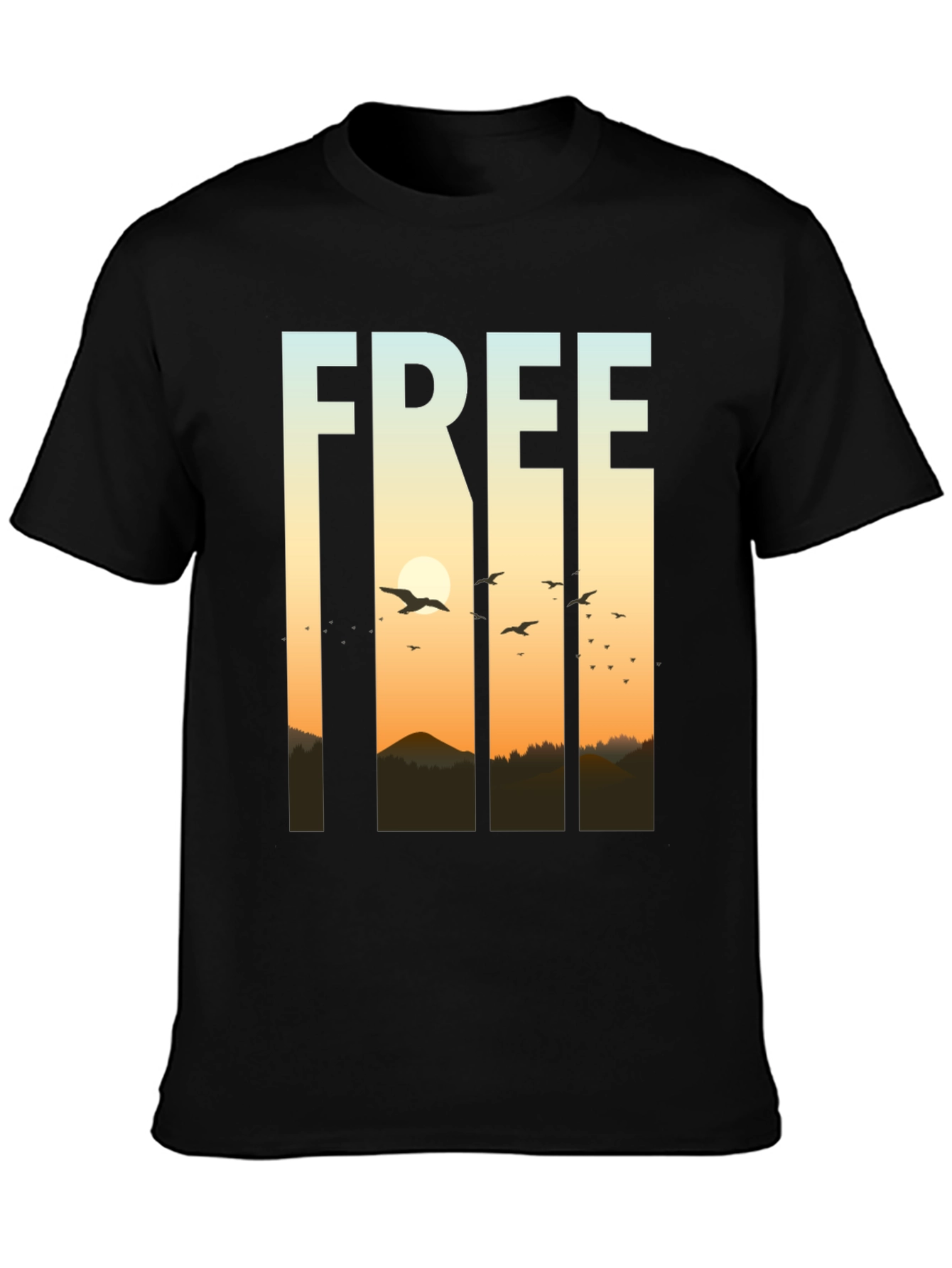 Freedom Graphic T-Shirt - Nature Inspired Design