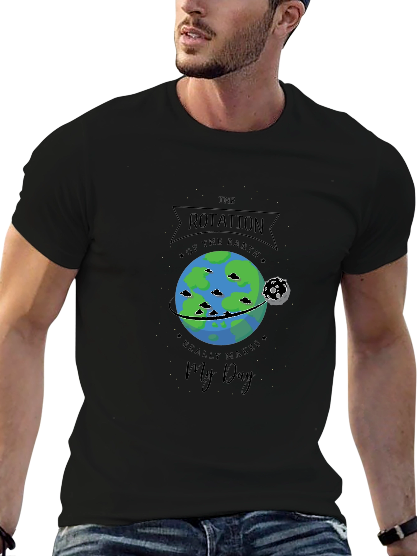 Earth Rotation T-Shirt - Makes My Day Tee