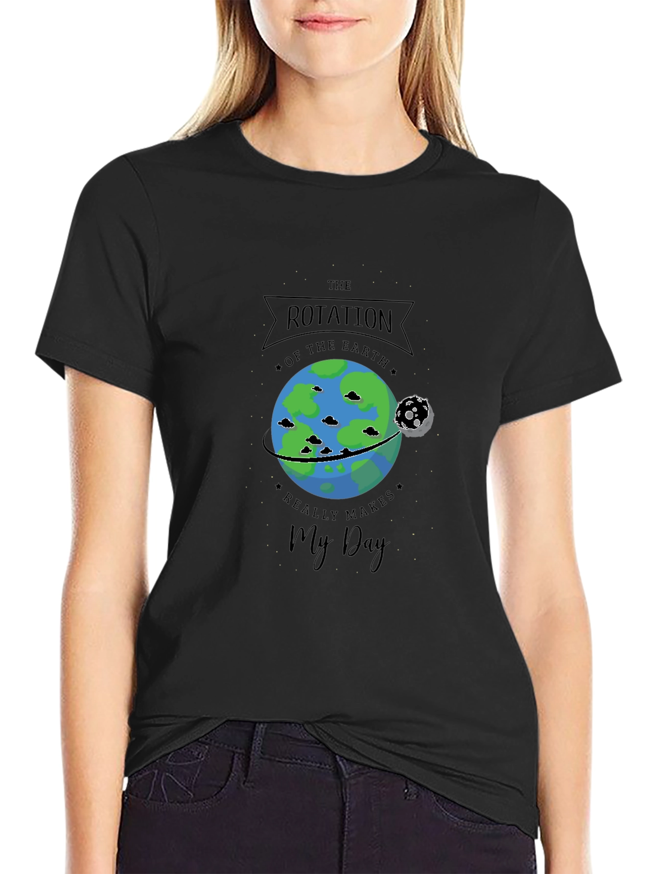 Earth Rotation T-Shirt - Makes My Day Tee