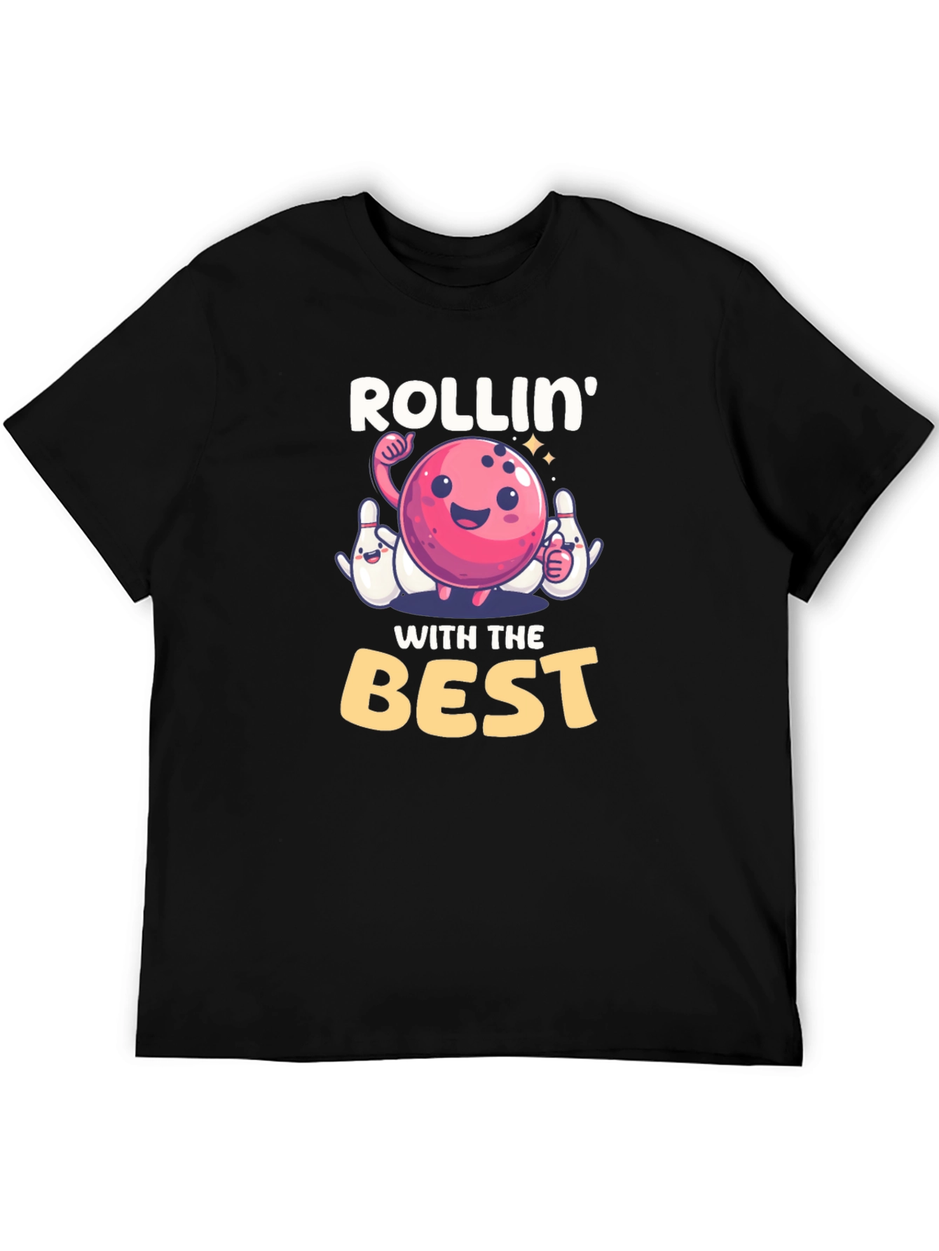 Rollin With The Best Bowling Graphic T-Shirt