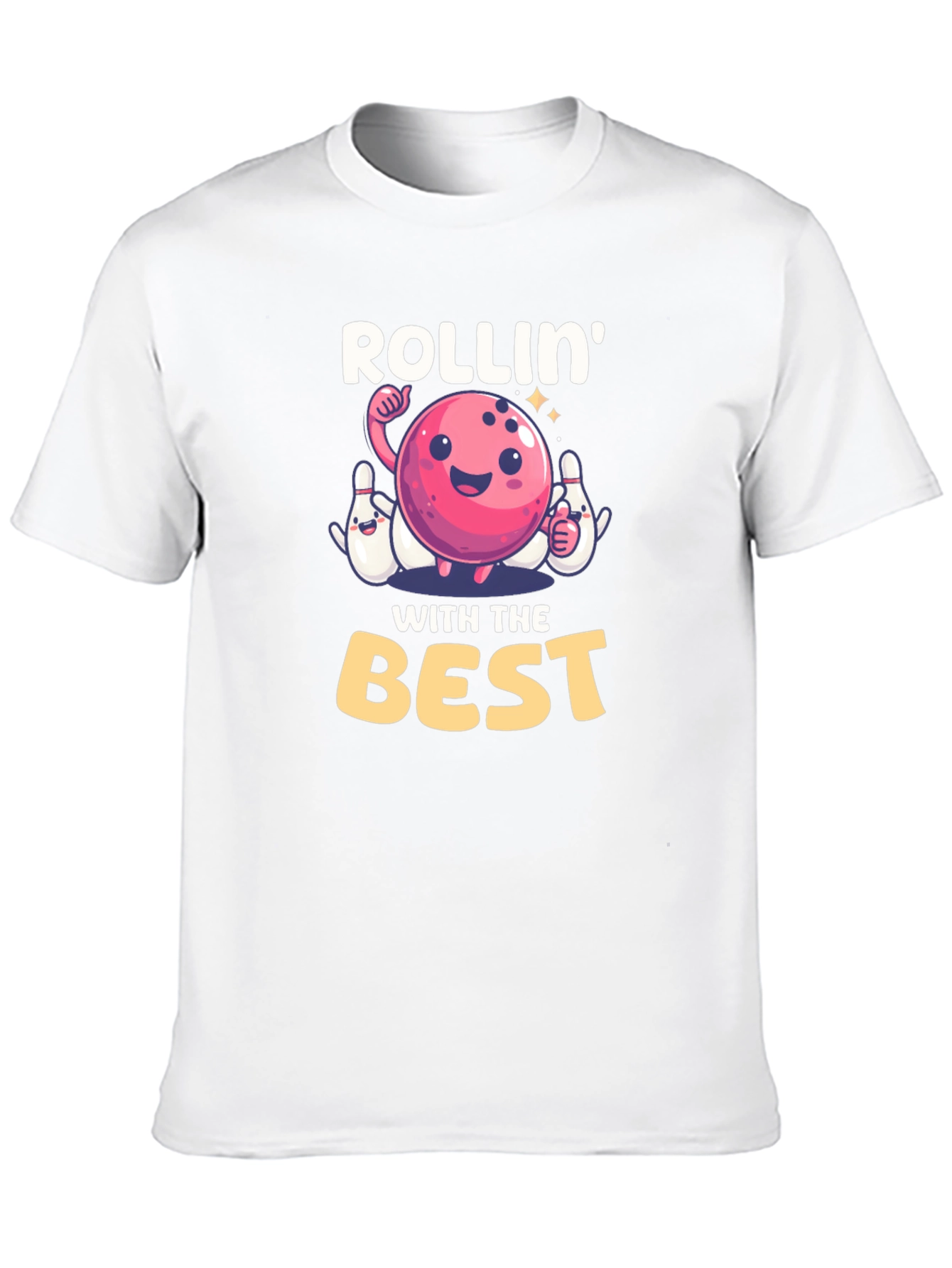 Rollin With The Best Bowling Graphic T-Shirt