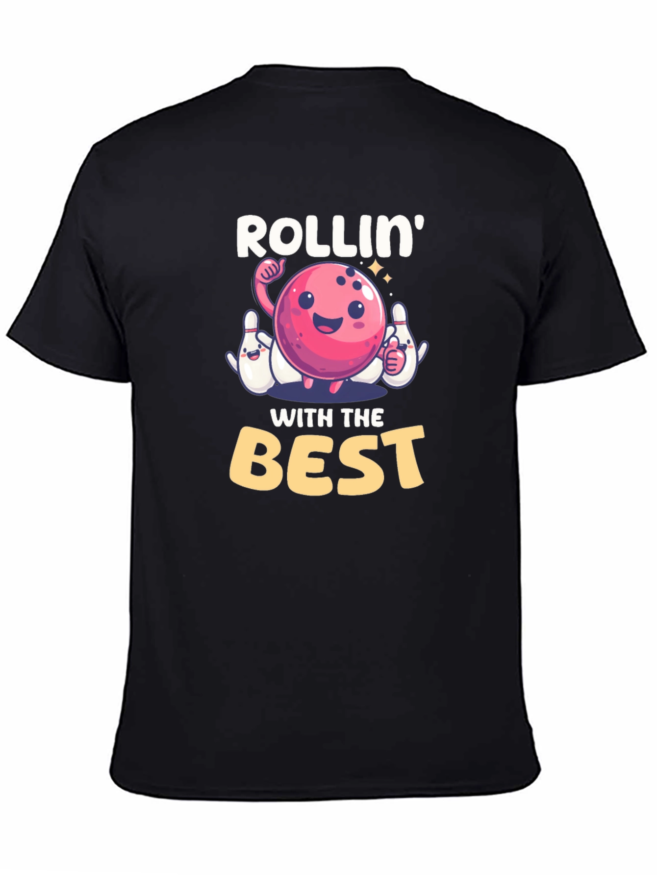 Rollin With The Best Bowling Graphic T-Shirt