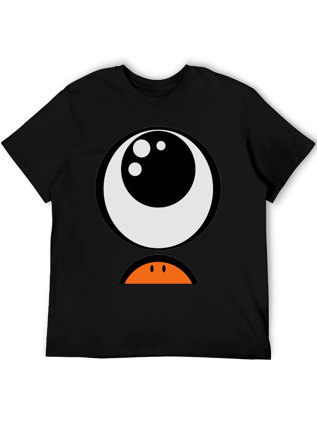 Cartoon Monster Eye Graphic T-Shirt