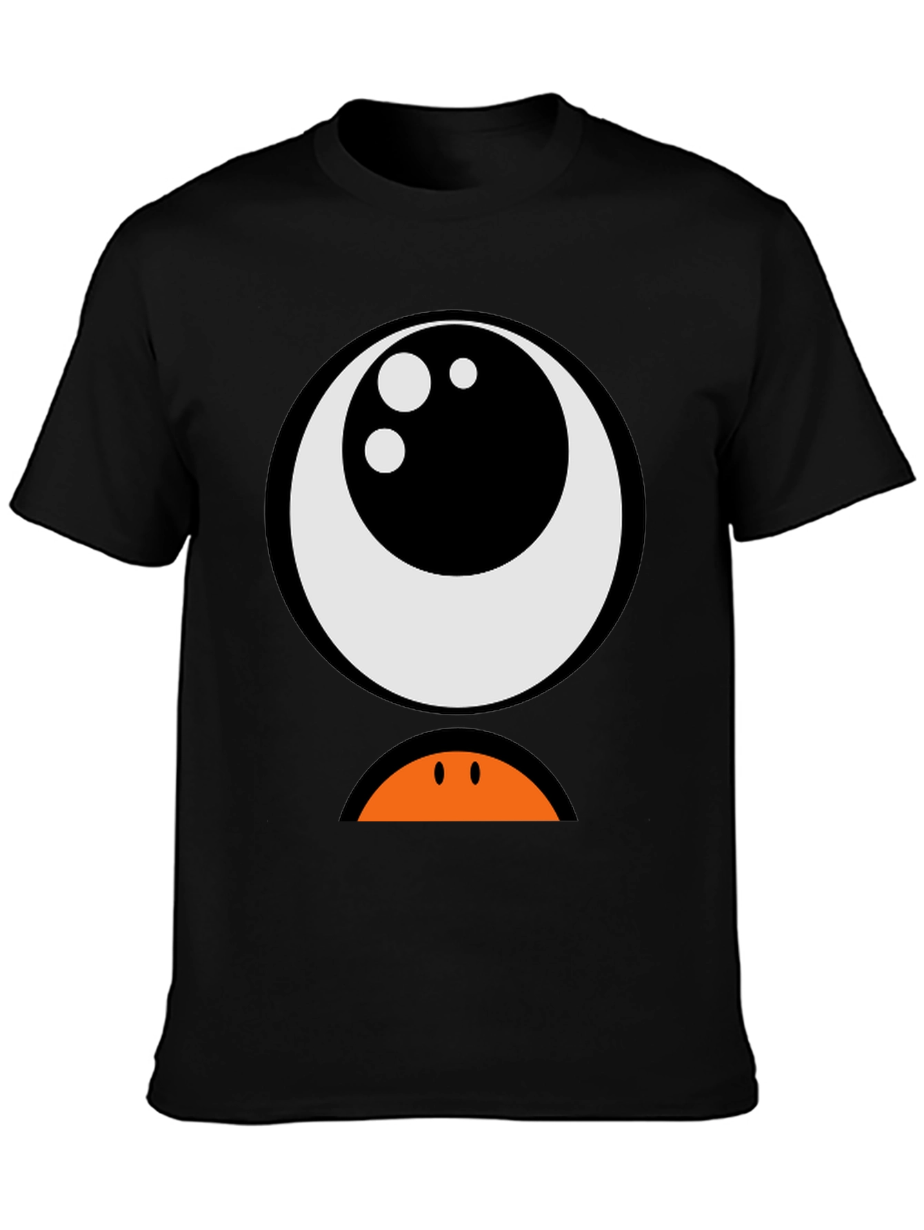 Cartoon Monster Eye Graphic T-Shirt