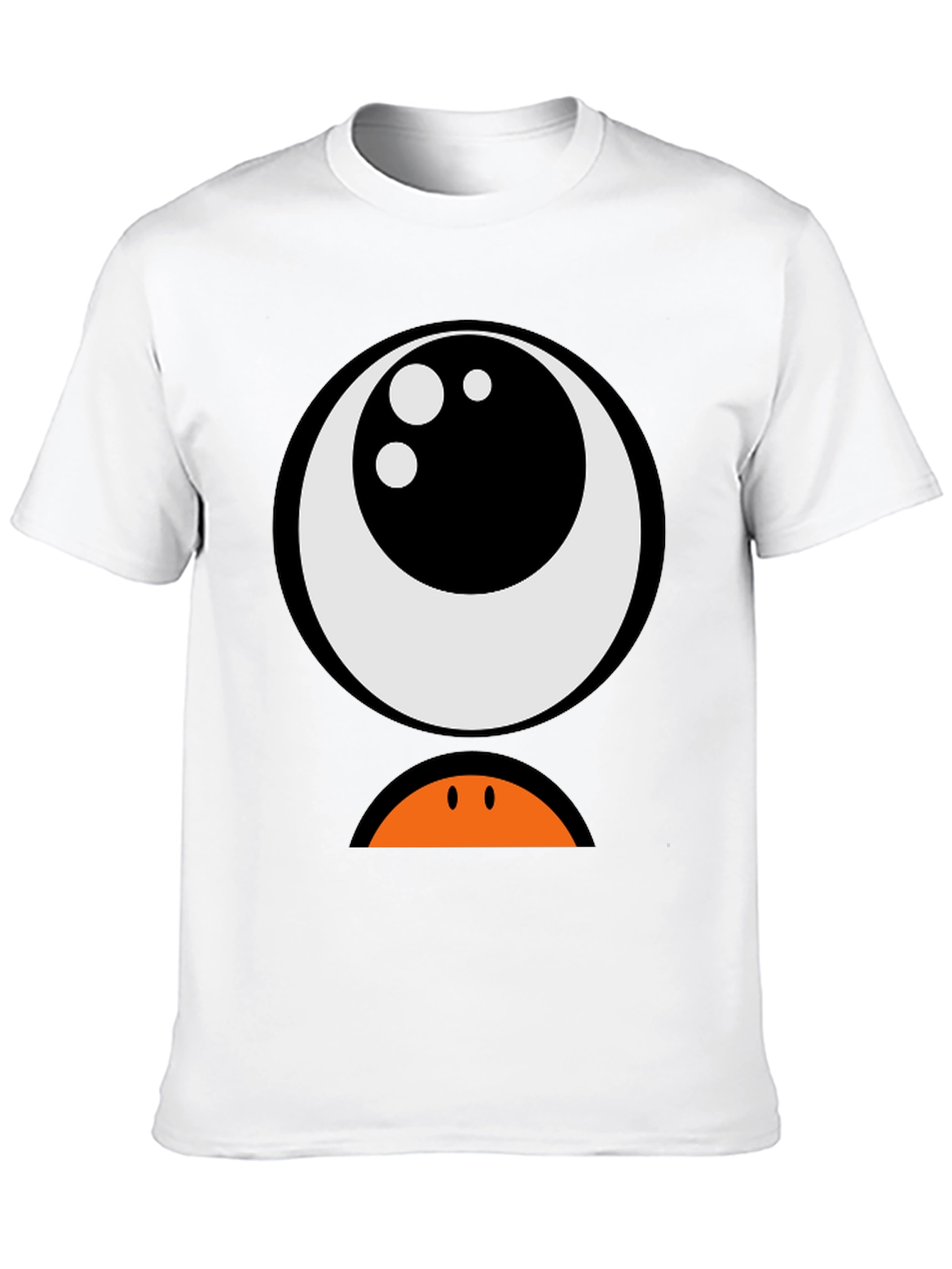 Cartoon Monster Eye Graphic T-Shirt