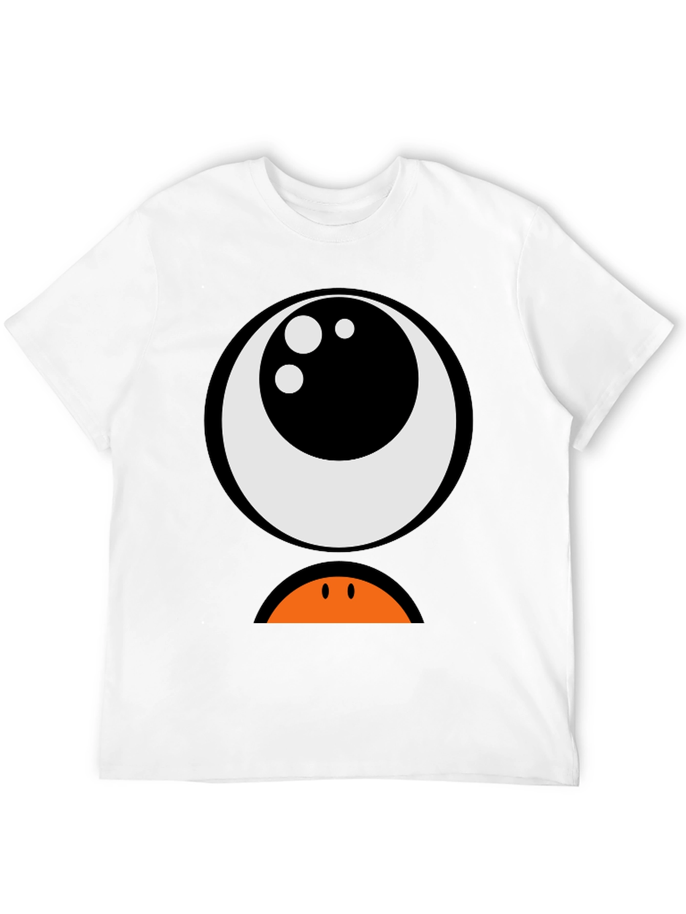 Cartoon Monster Eye Graphic T-Shirt