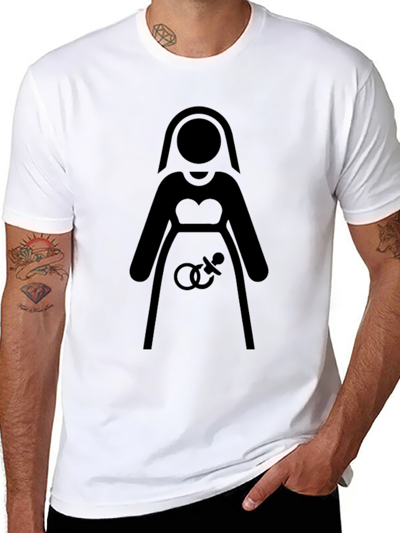 Bride To Be Baby Announcement T-Shirt