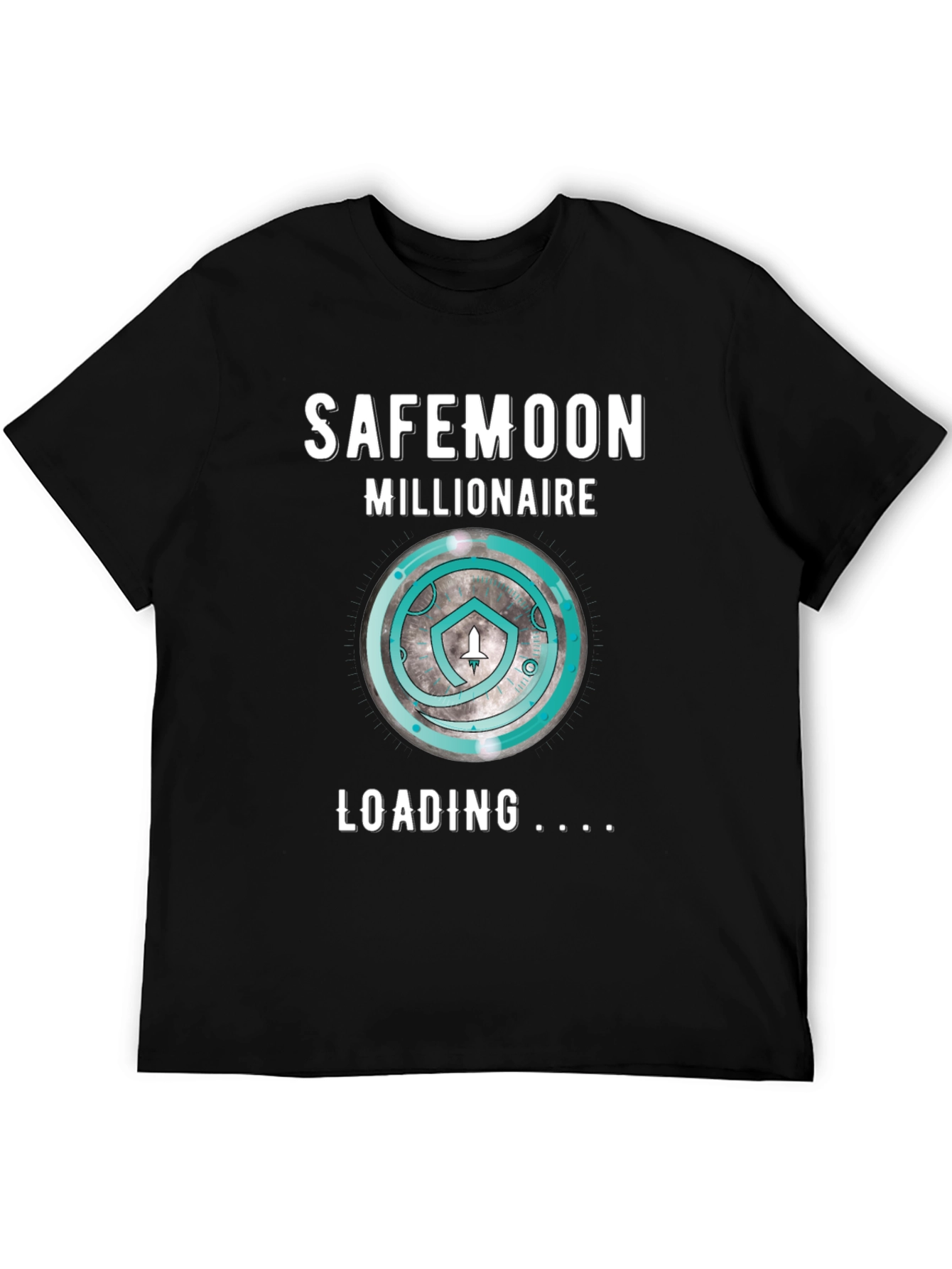 SafeMoon Millionaire Loading Black T-Shirt