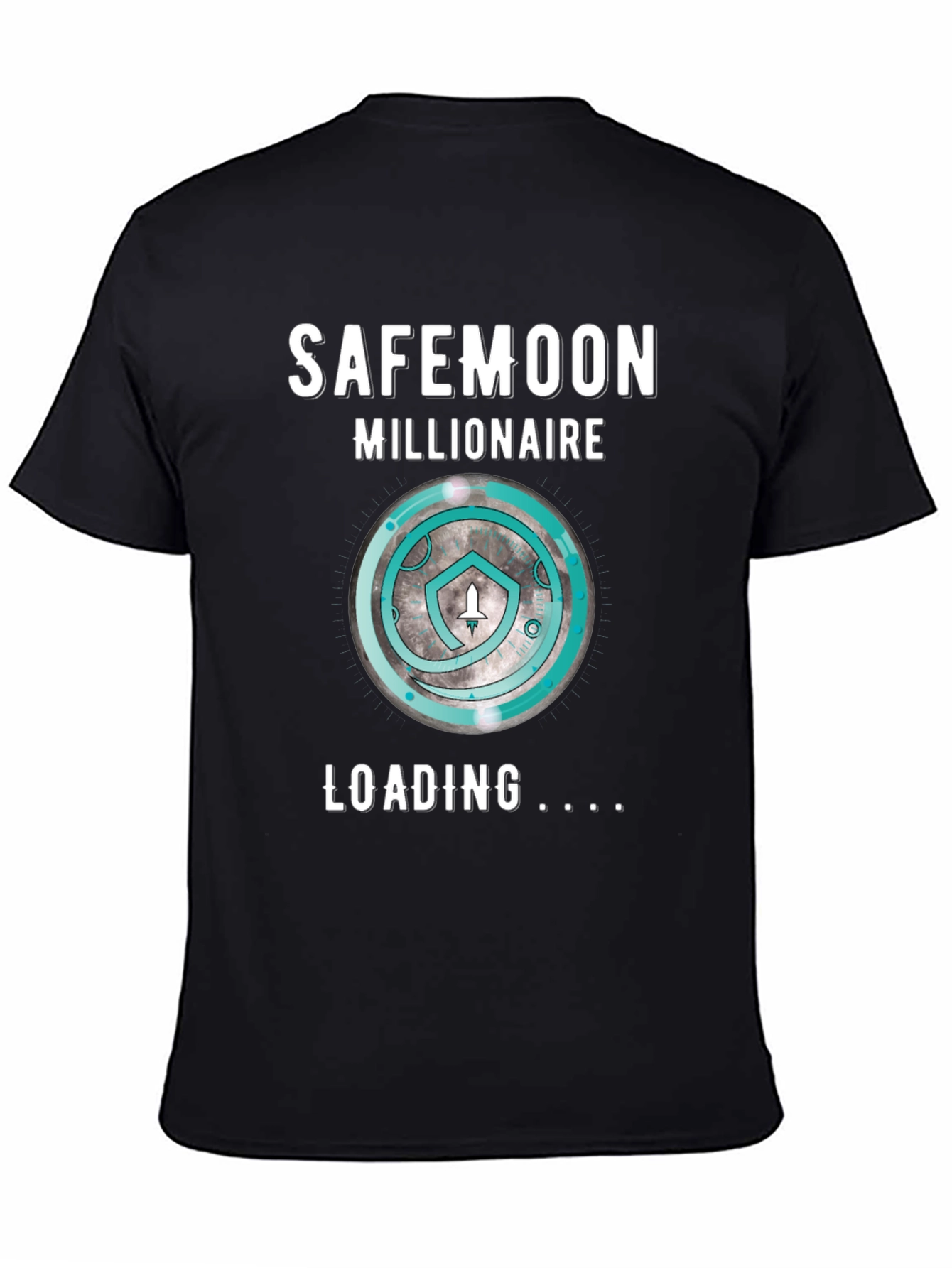 SafeMoon Millionaire Loading Black T-Shirt