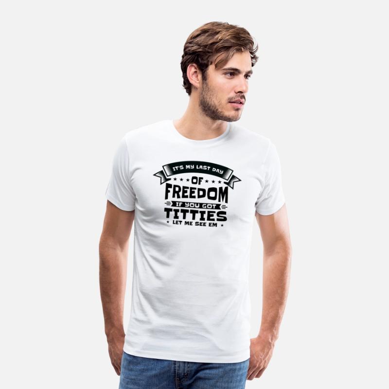 Bachelor Drinking Freedom Titties Bachelor Party