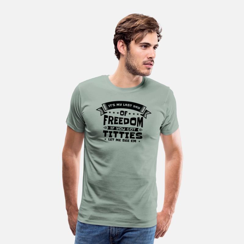 Bachelor Drinking Freedom Titties Bachelor Party