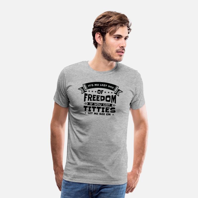 Bachelor Drinking Freedom Titties Bachelor Party