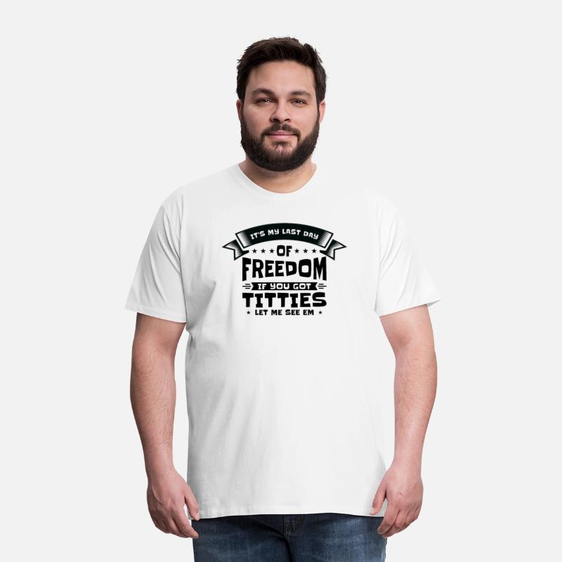 Bachelor Drinking Freedom Titties Bachelor Party