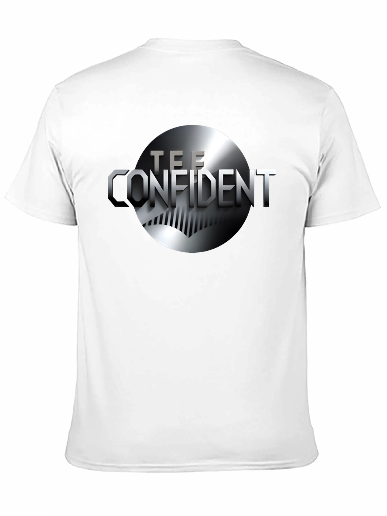Tee Confident Black Graphic T-Shirt - Modern Design
