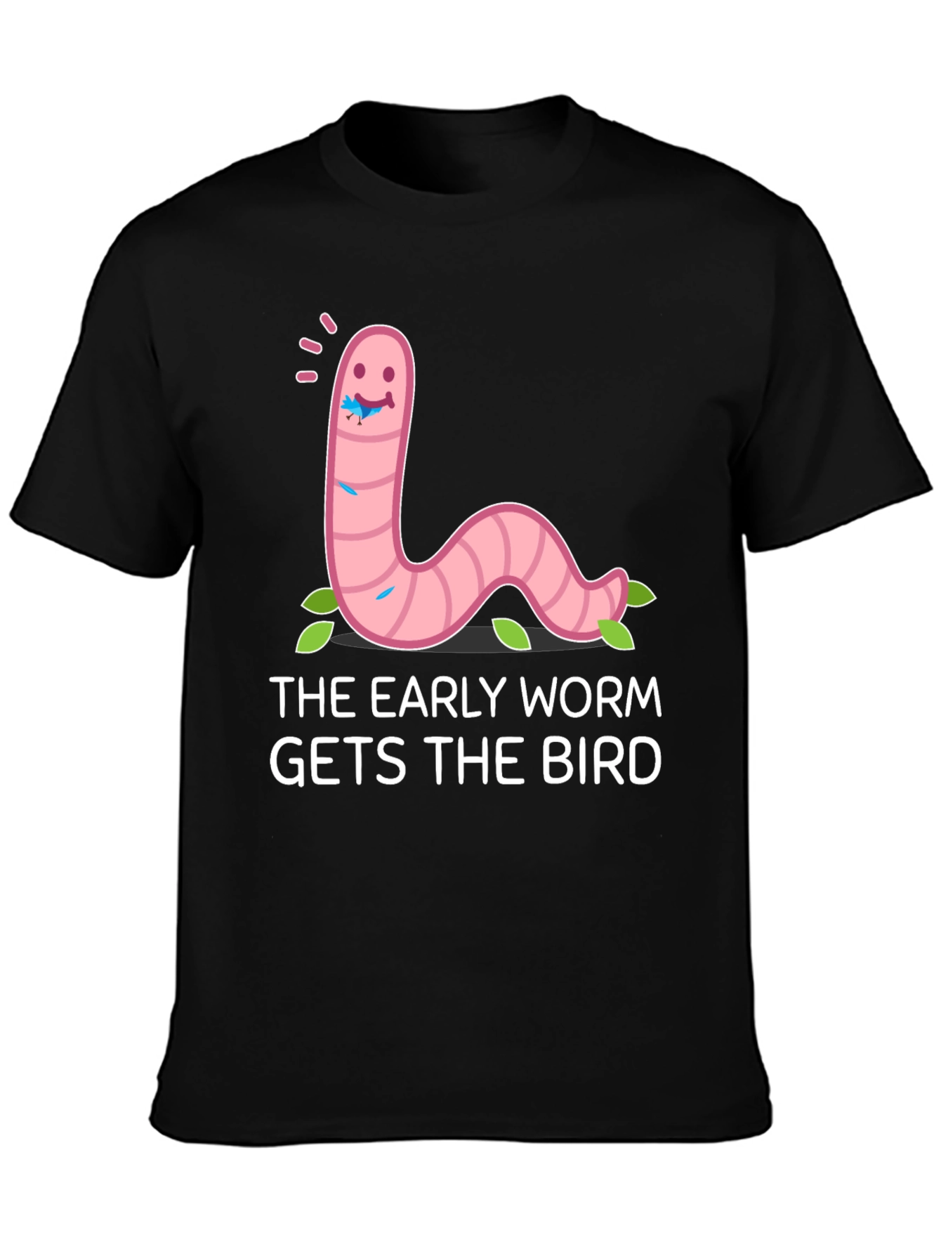 Early Worm Gets the Bird Graphic Tee