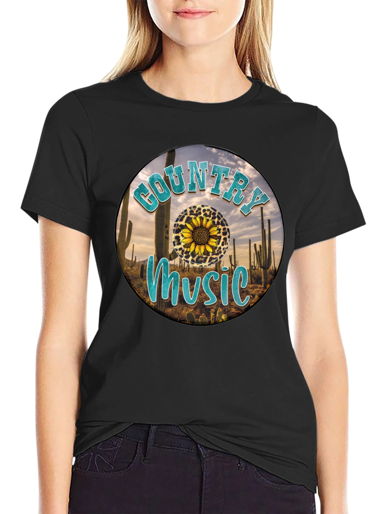 Country Music Graphic Tee - Desert Vibes