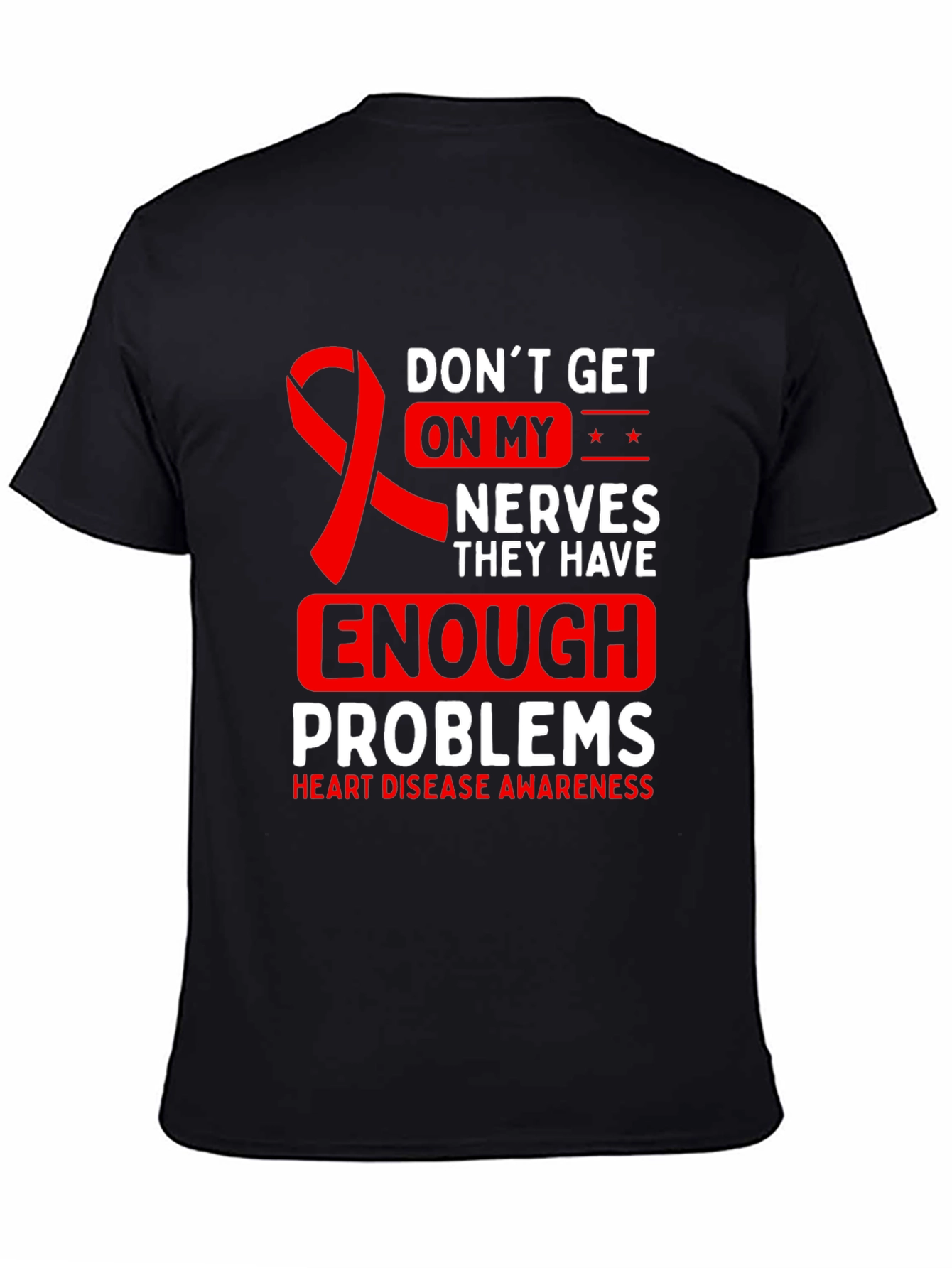 Heart Disease Awareness Graphic Tee