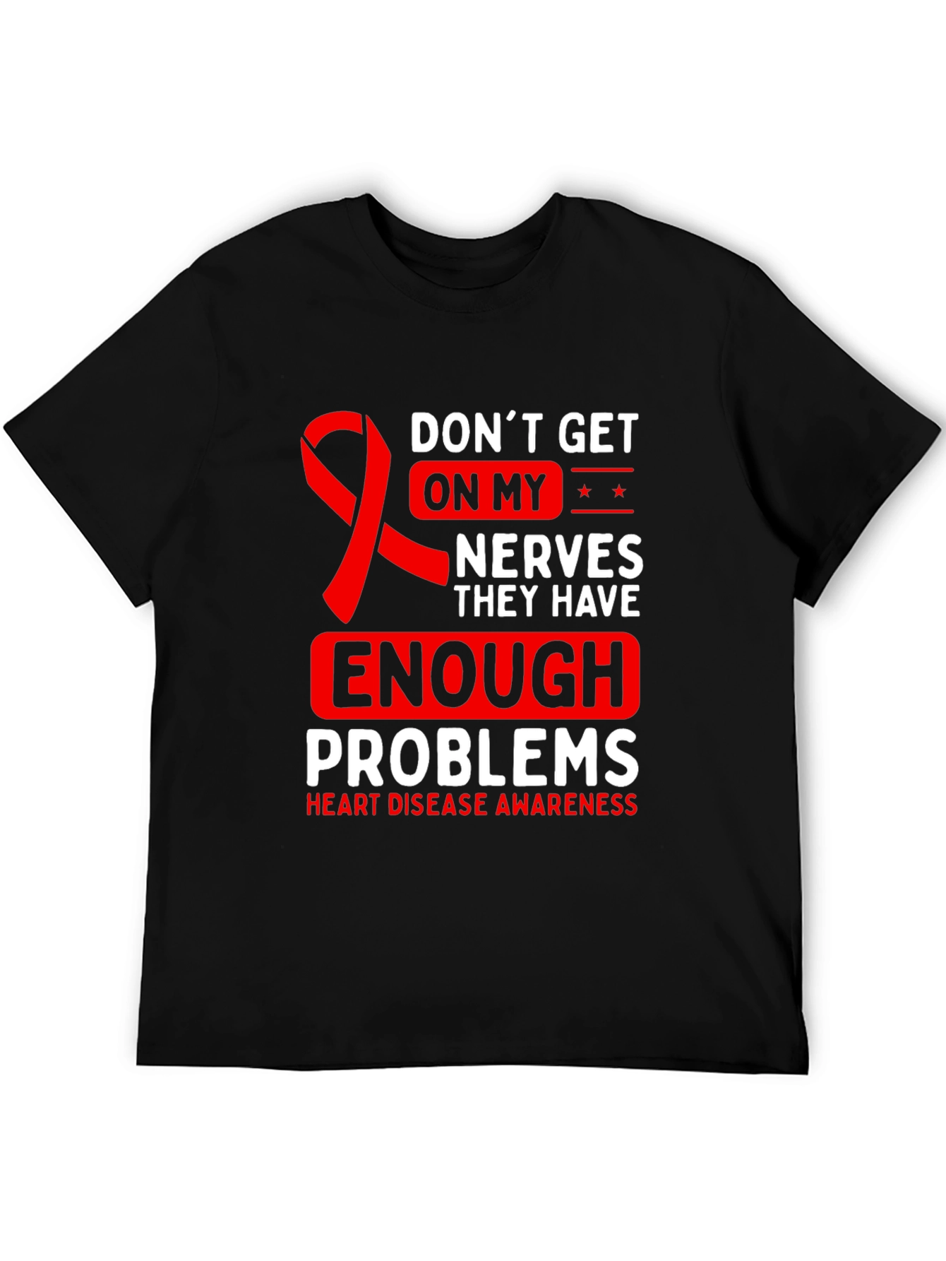 Heart Disease Awareness Graphic Tee