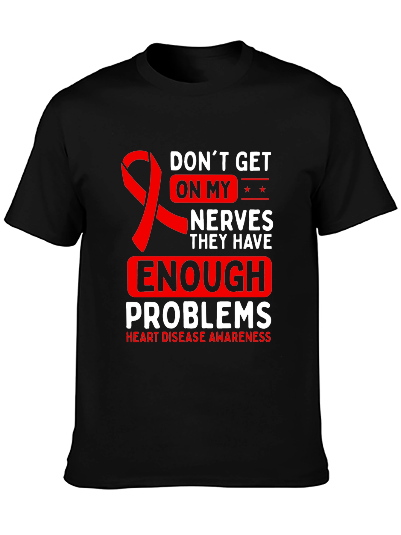 Heart Disease Awareness Graphic Tee