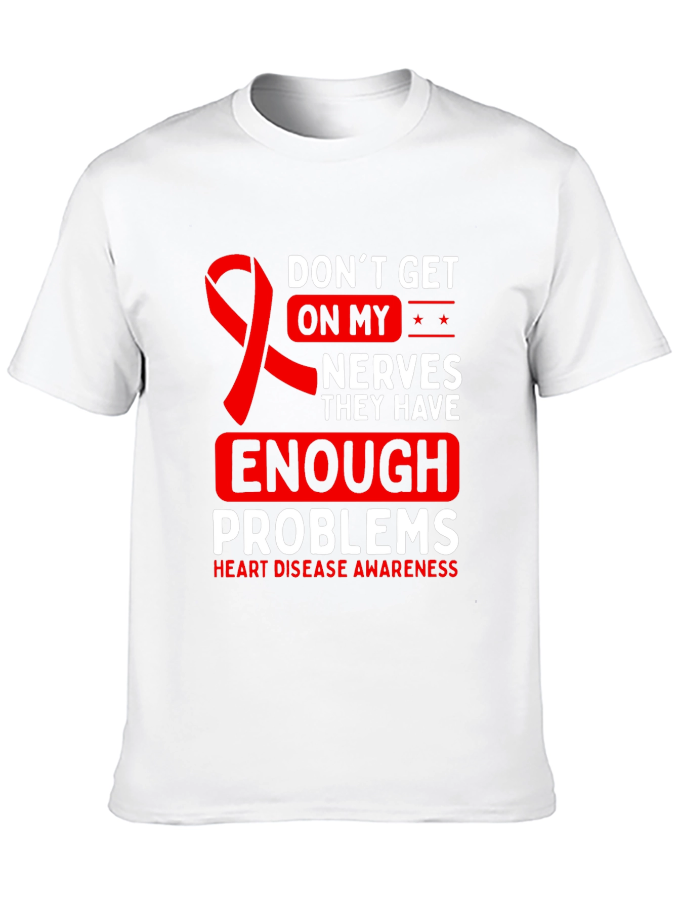 Heart Disease Awareness Graphic Tee