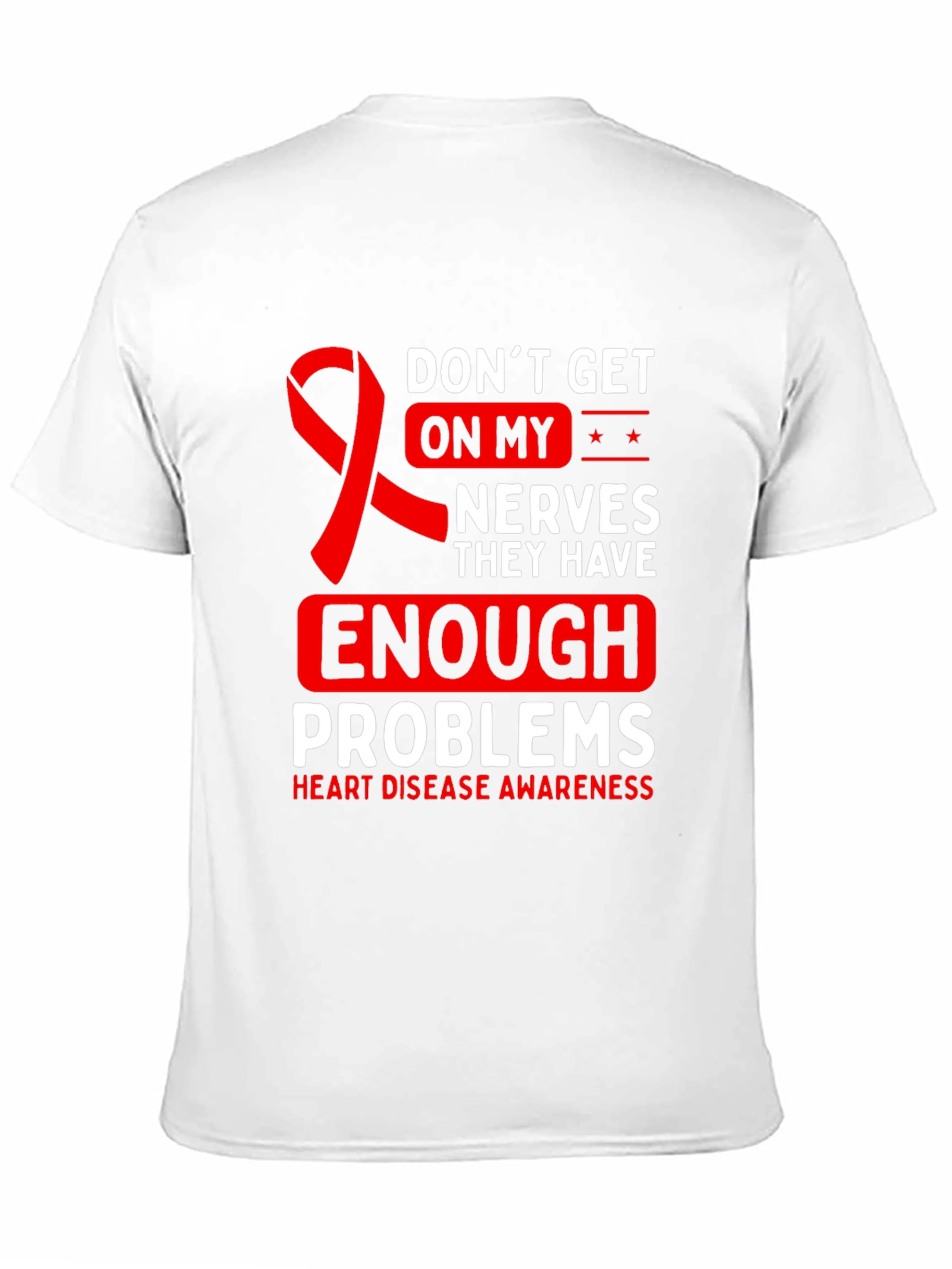 Heart Disease Awareness Graphic Tee