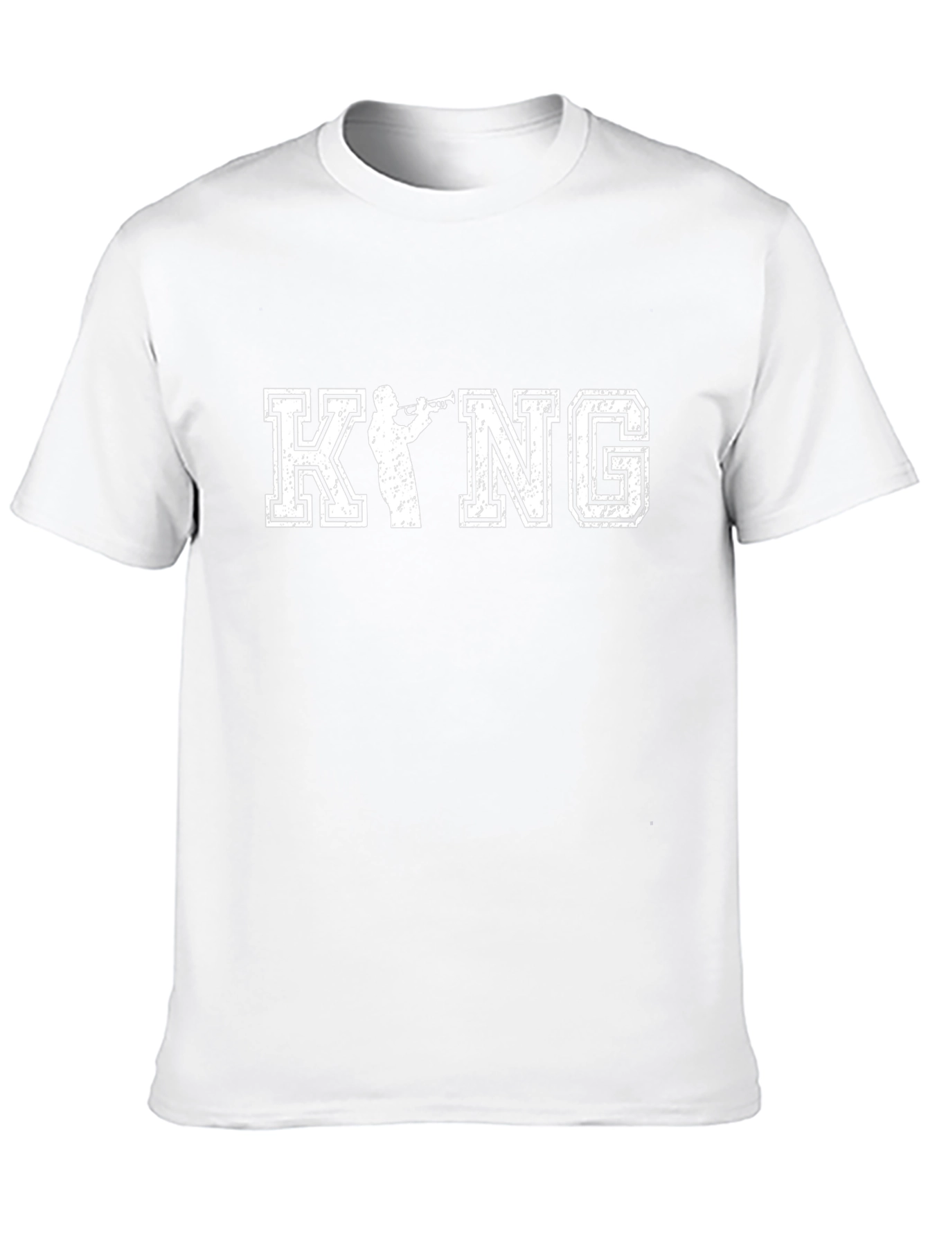 KYNG Trumpet Player Black Graphic T-Shirt