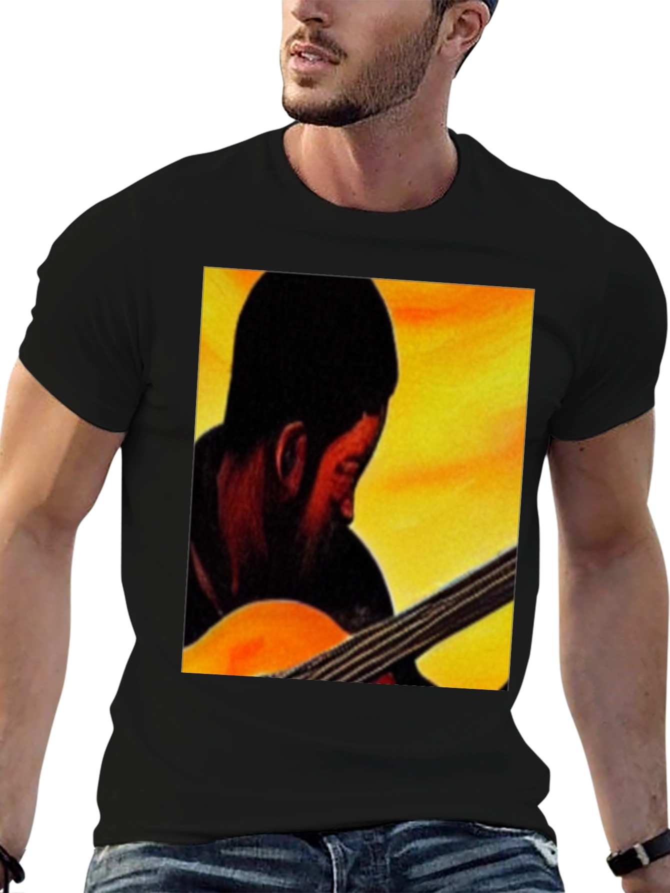 Musician Graphic Tee - Black