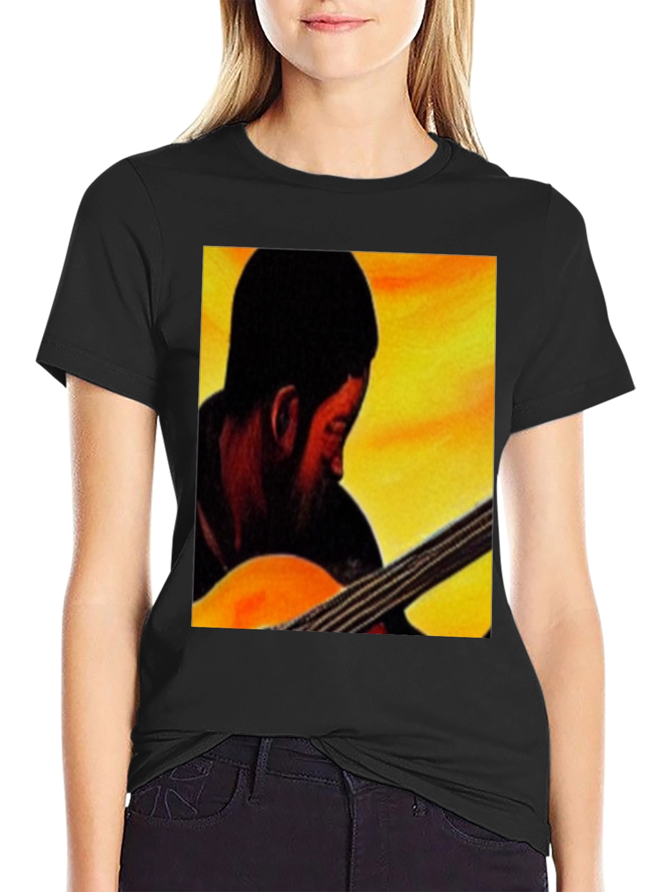 Musician Graphic Tee - Black