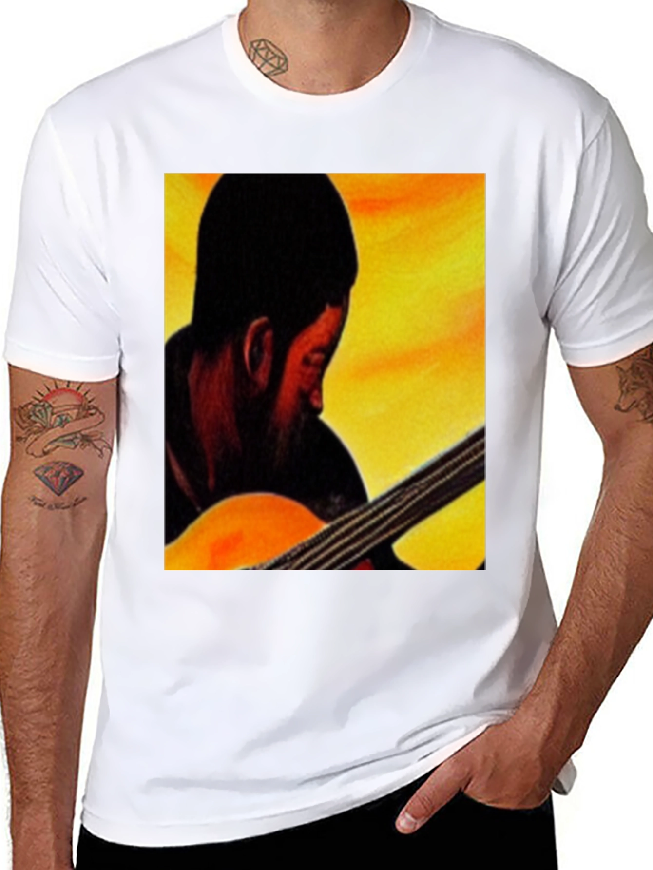Musician Graphic Tee - Black