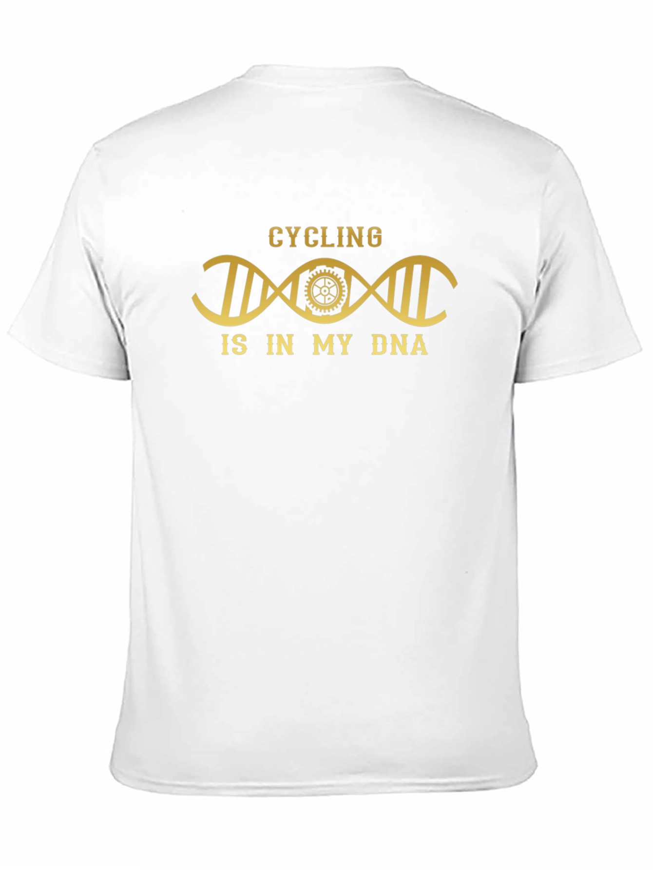 Cycling DNA T-Shirt - Black Cotton Blend