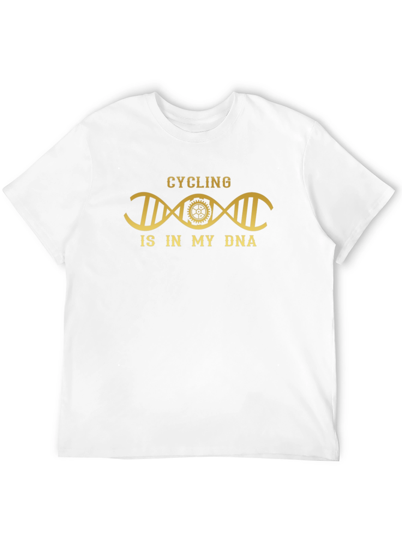 Cycling DNA T-Shirt - Black Cotton Blend