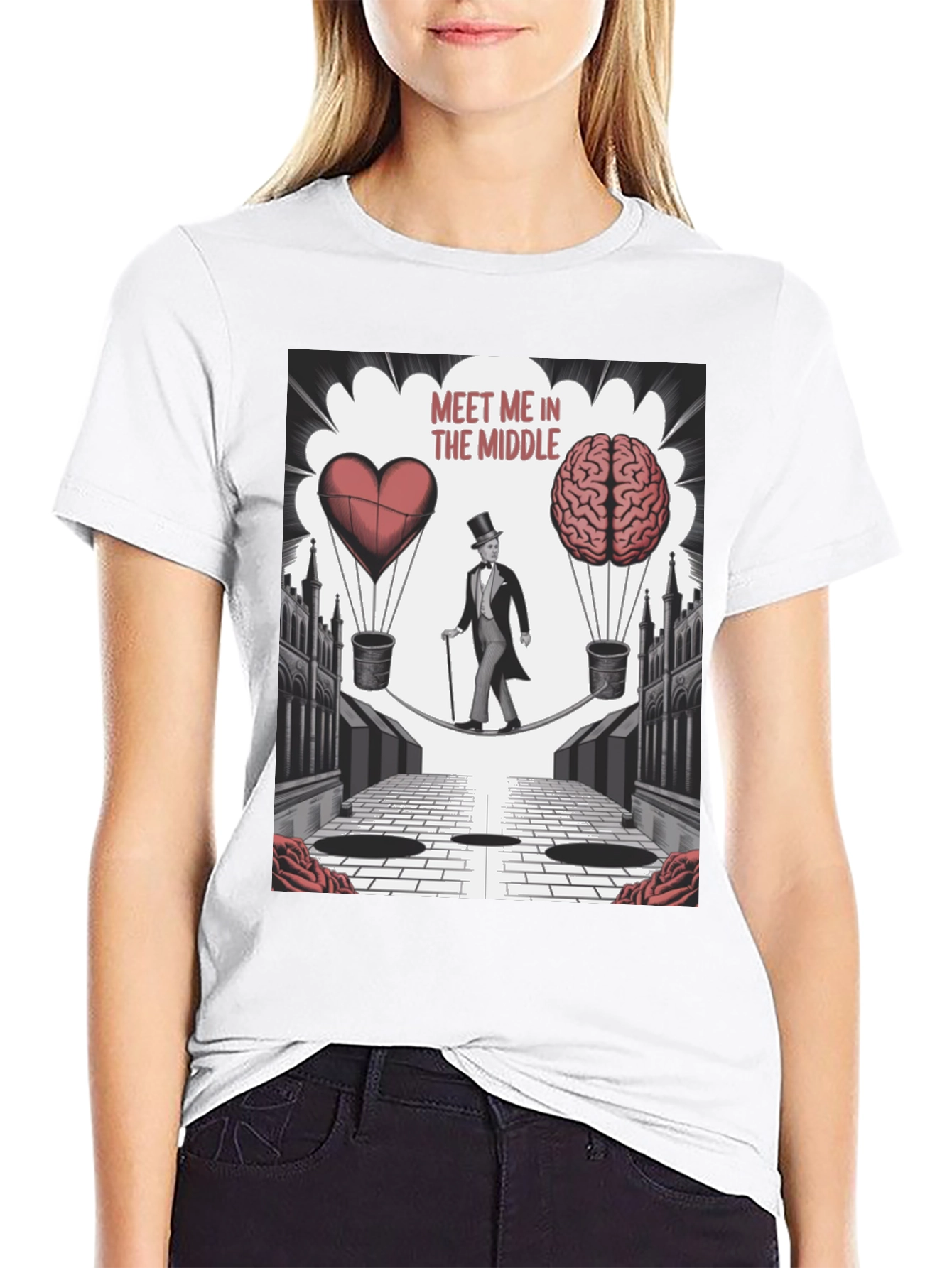 Meet Me in the Middle Graphic T-Shirt