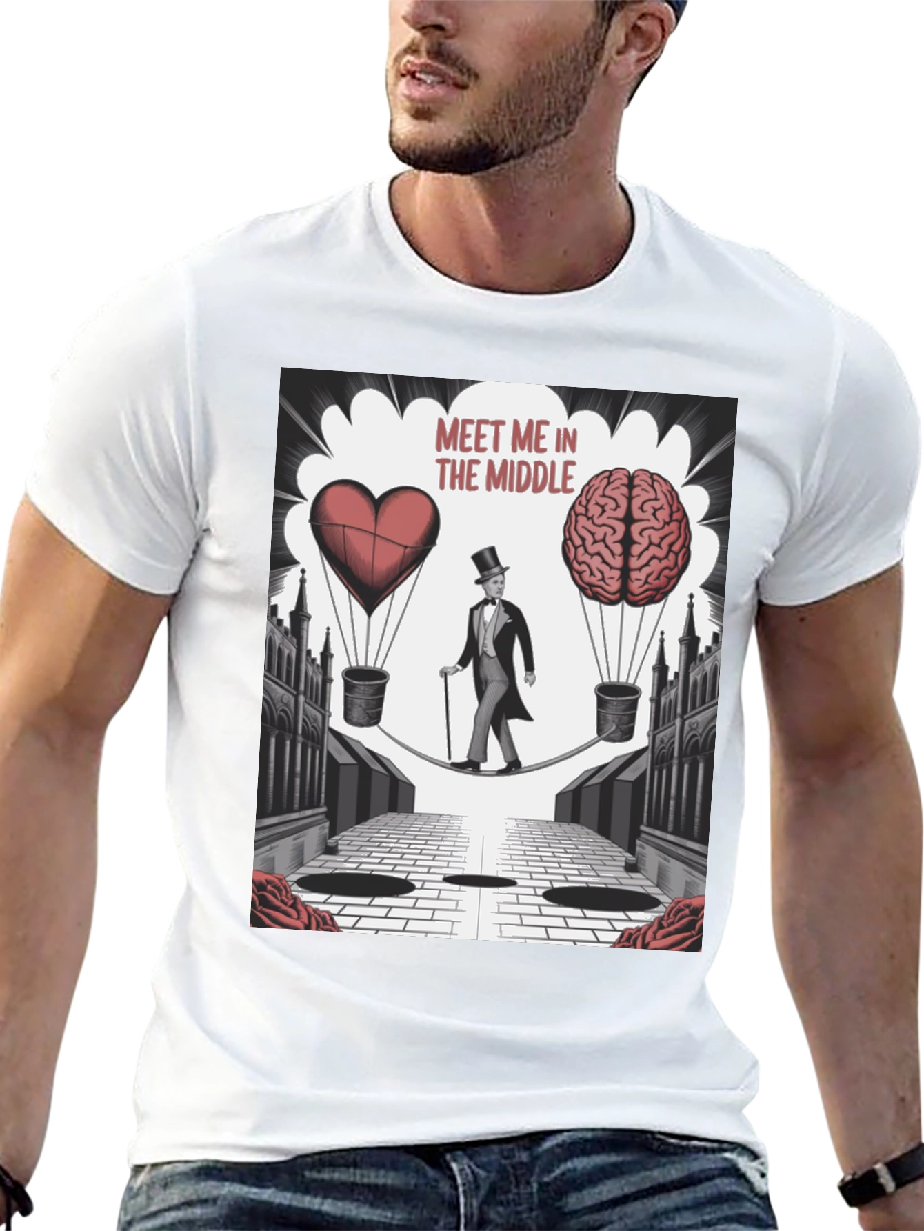Meet Me in the Middle Graphic T-Shirt