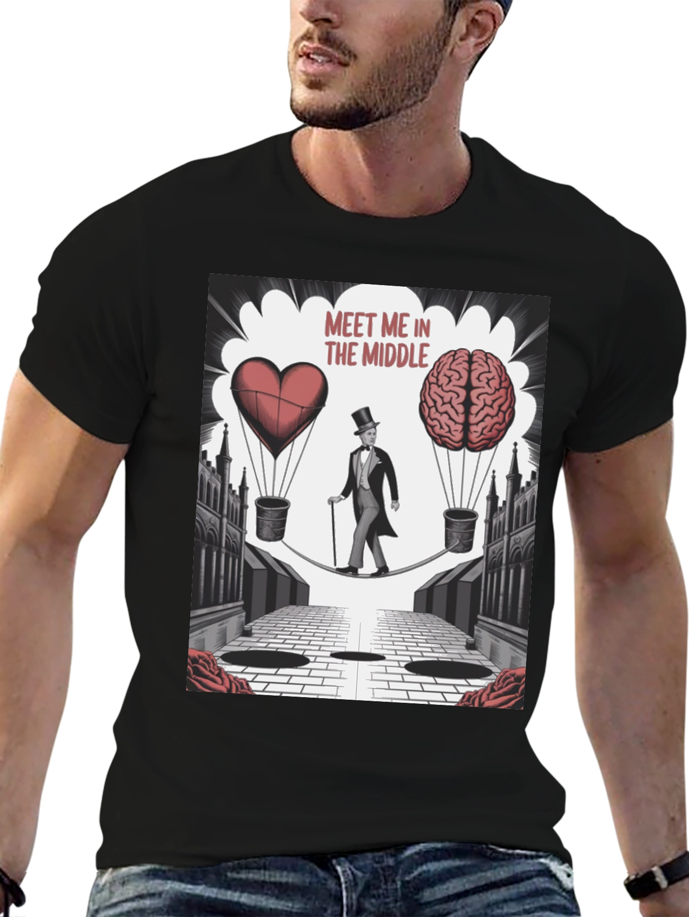 Meet Me in the Middle Graphic T-Shirt