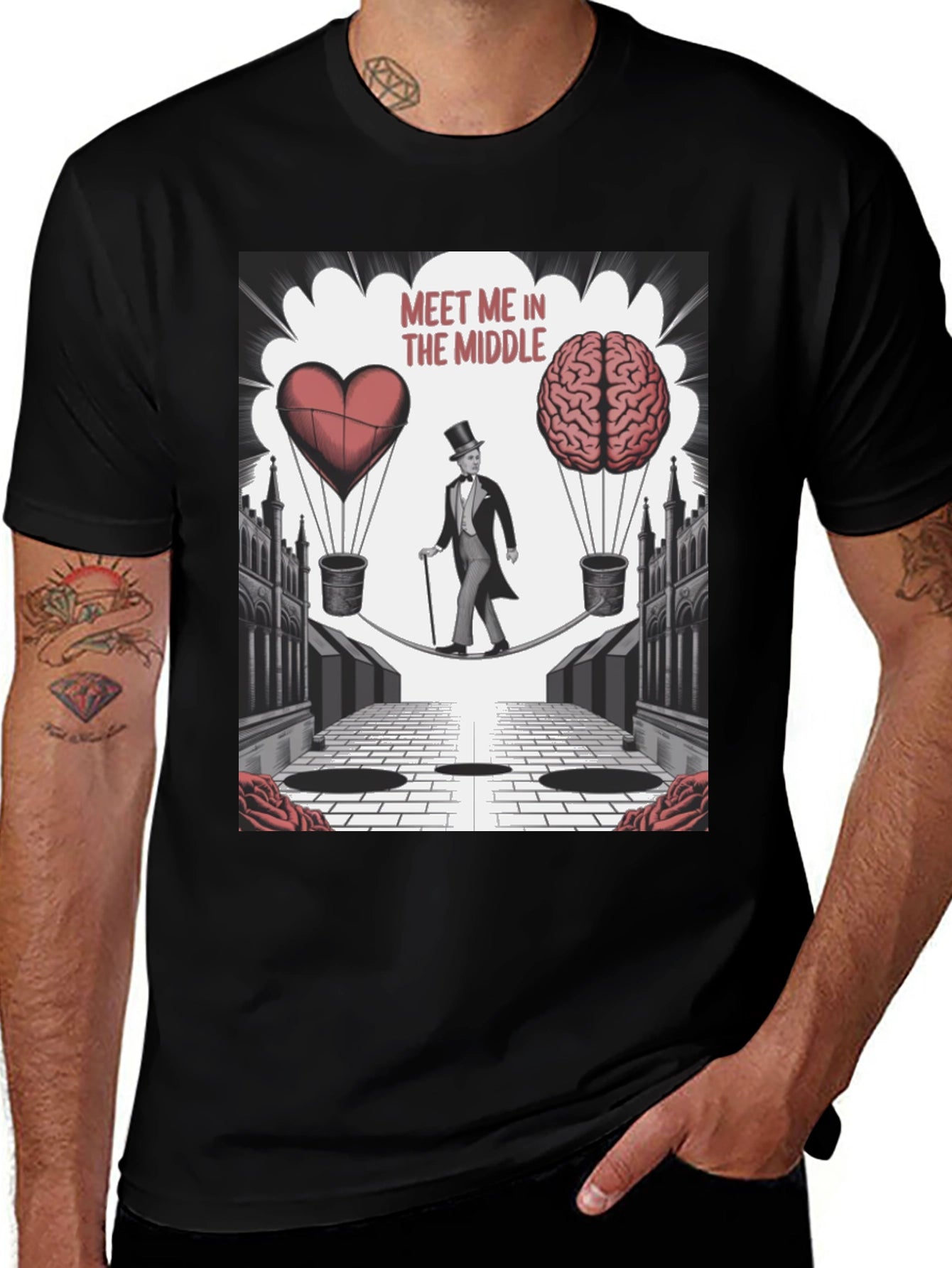 Meet Me in the Middle Graphic T-Shirt