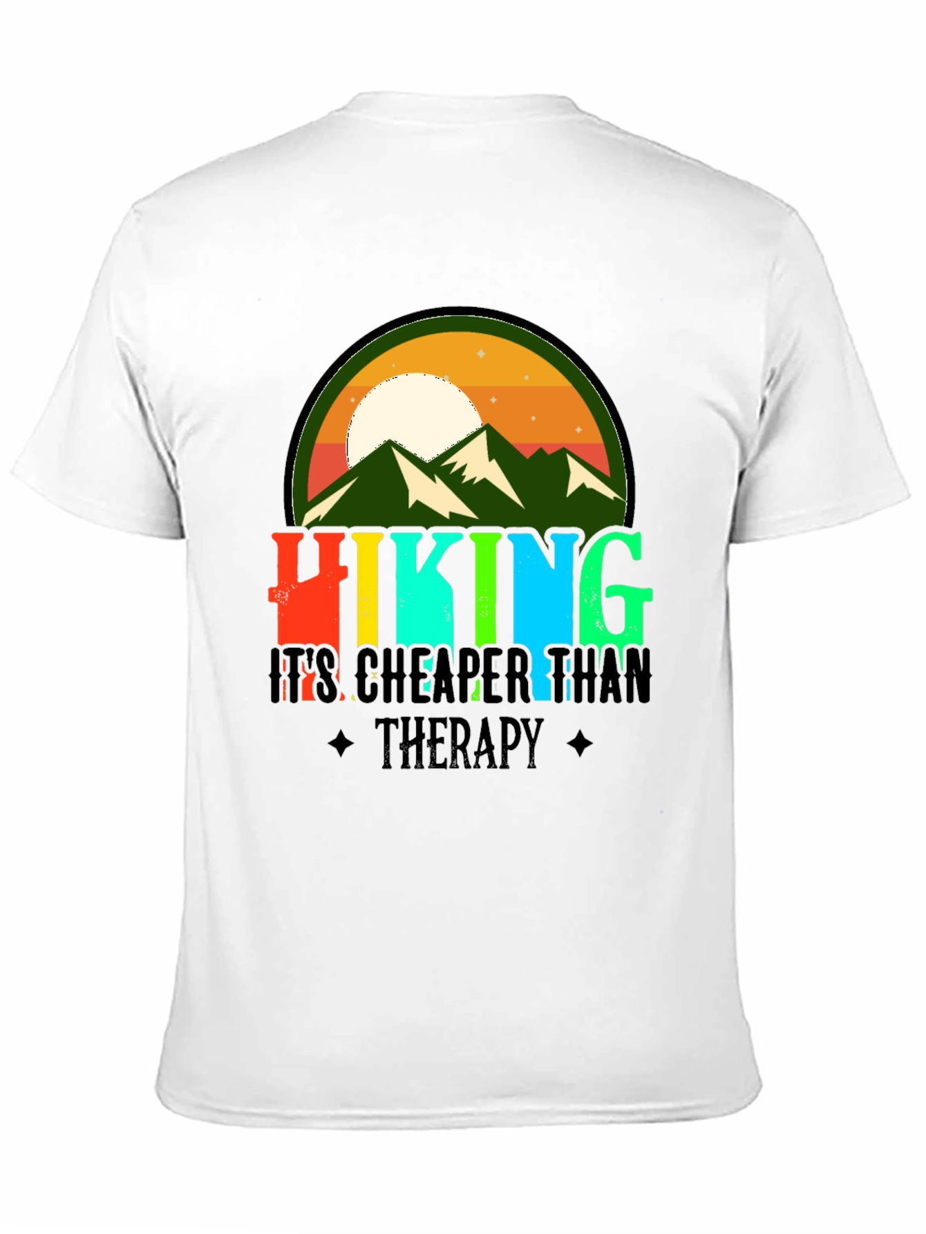 Hiking Cheaper Than Therapy Graphic Tee