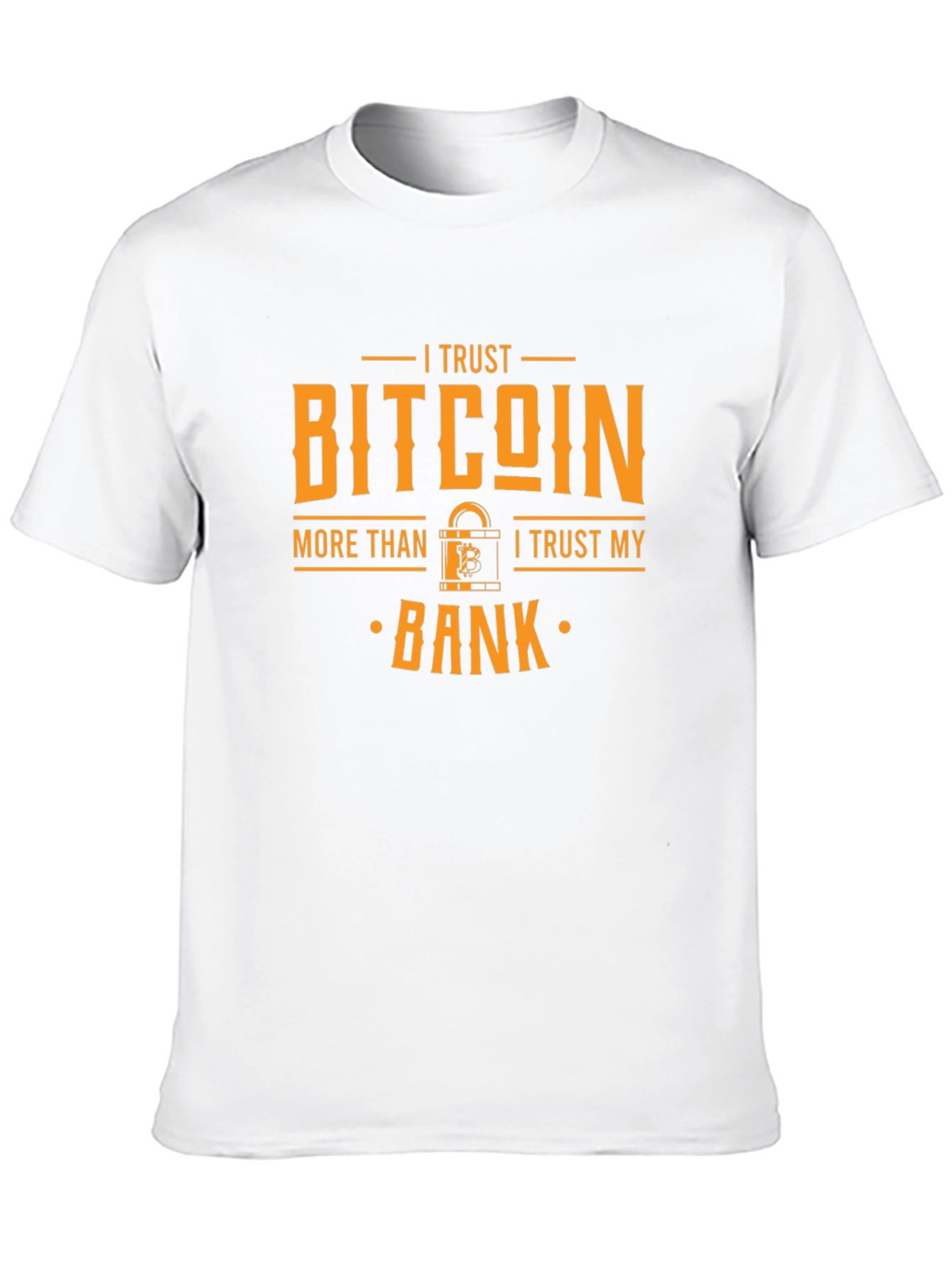Bitcoin Trust Black Tee Cryptocurrency Shirt