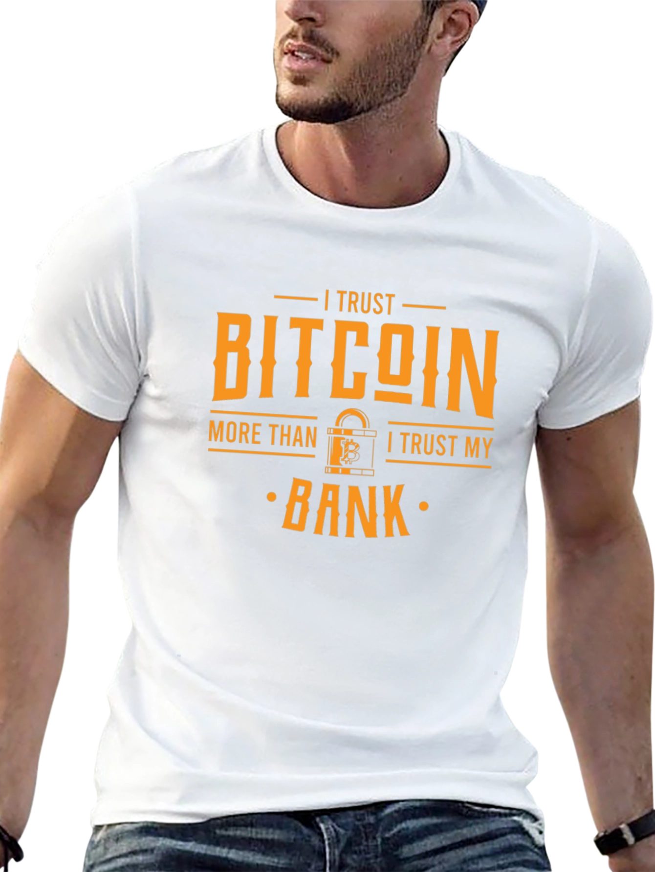 Bitcoin Trust Black Tee Cryptocurrency Shirt