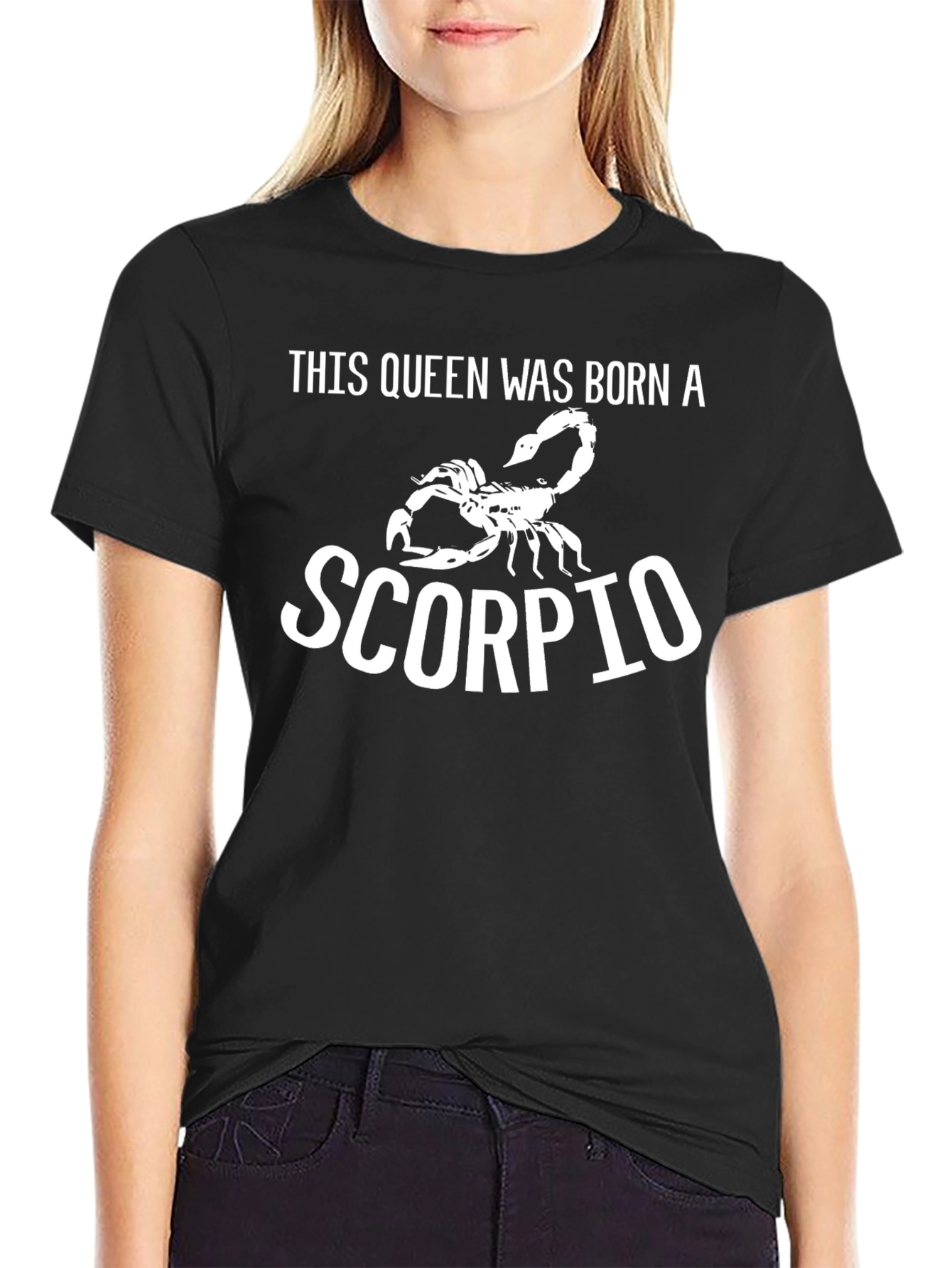 Scorpio Queen Black T-Shirt