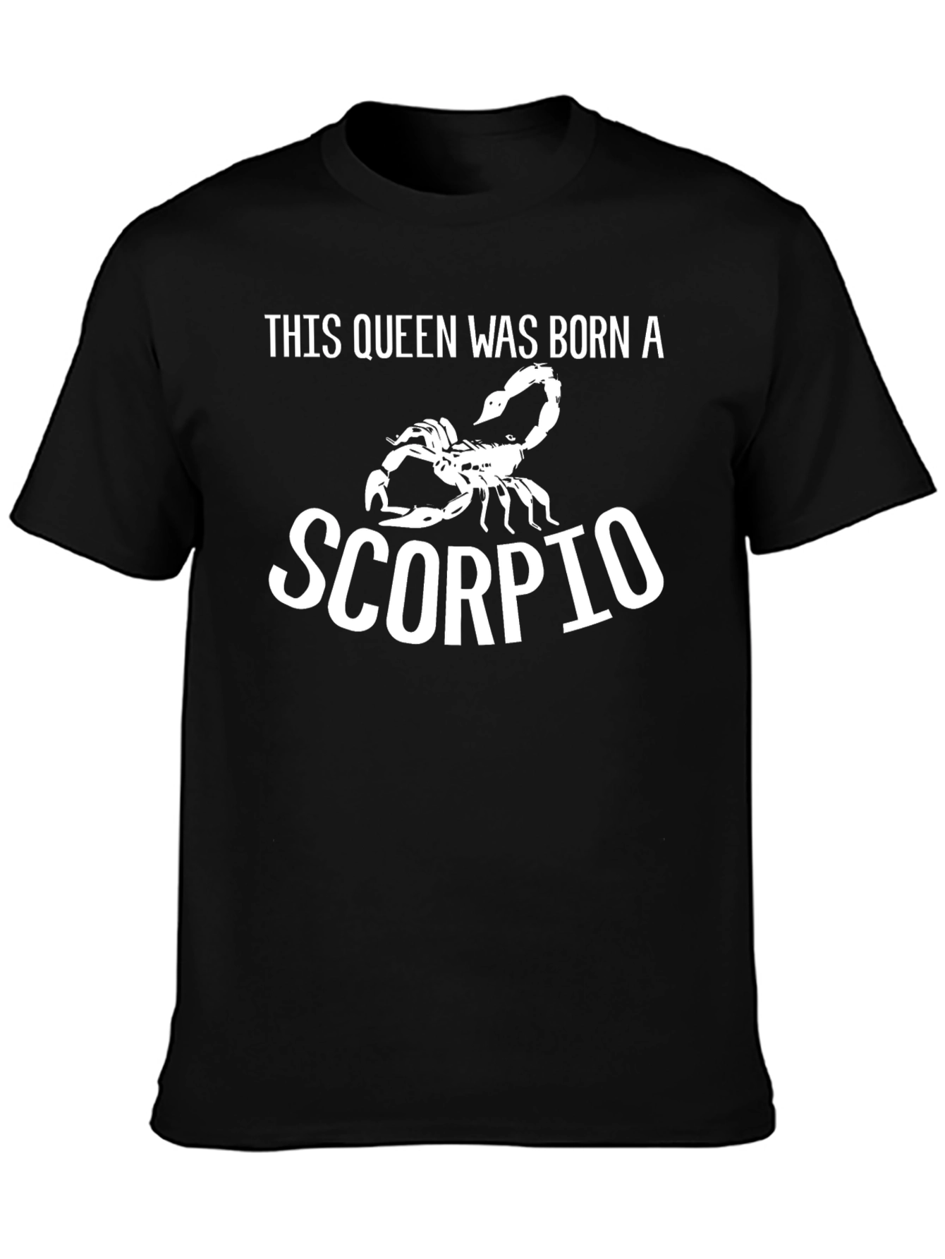 Scorpio Queen Black T-Shirt