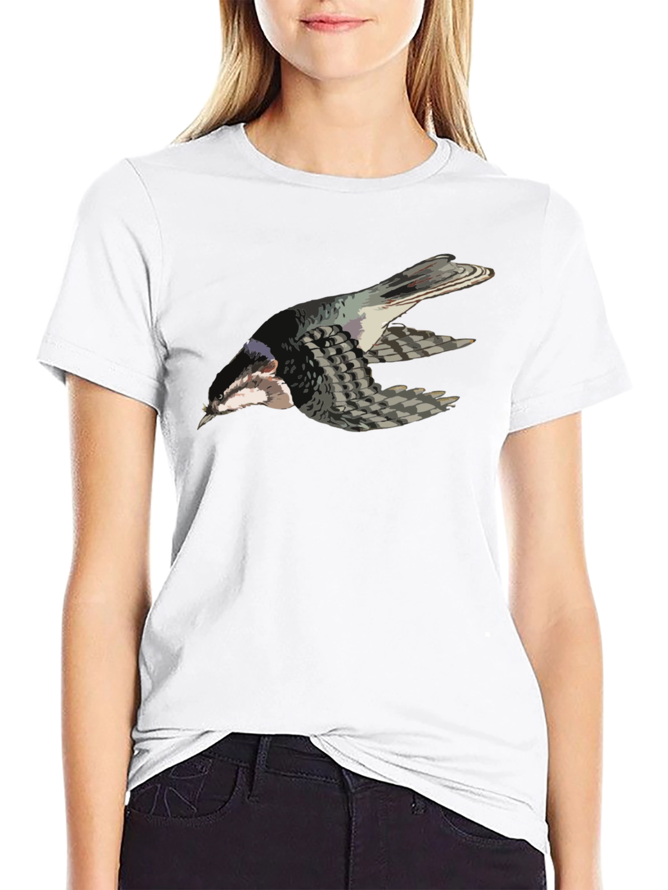 Graphic Tee - Bird Pattern