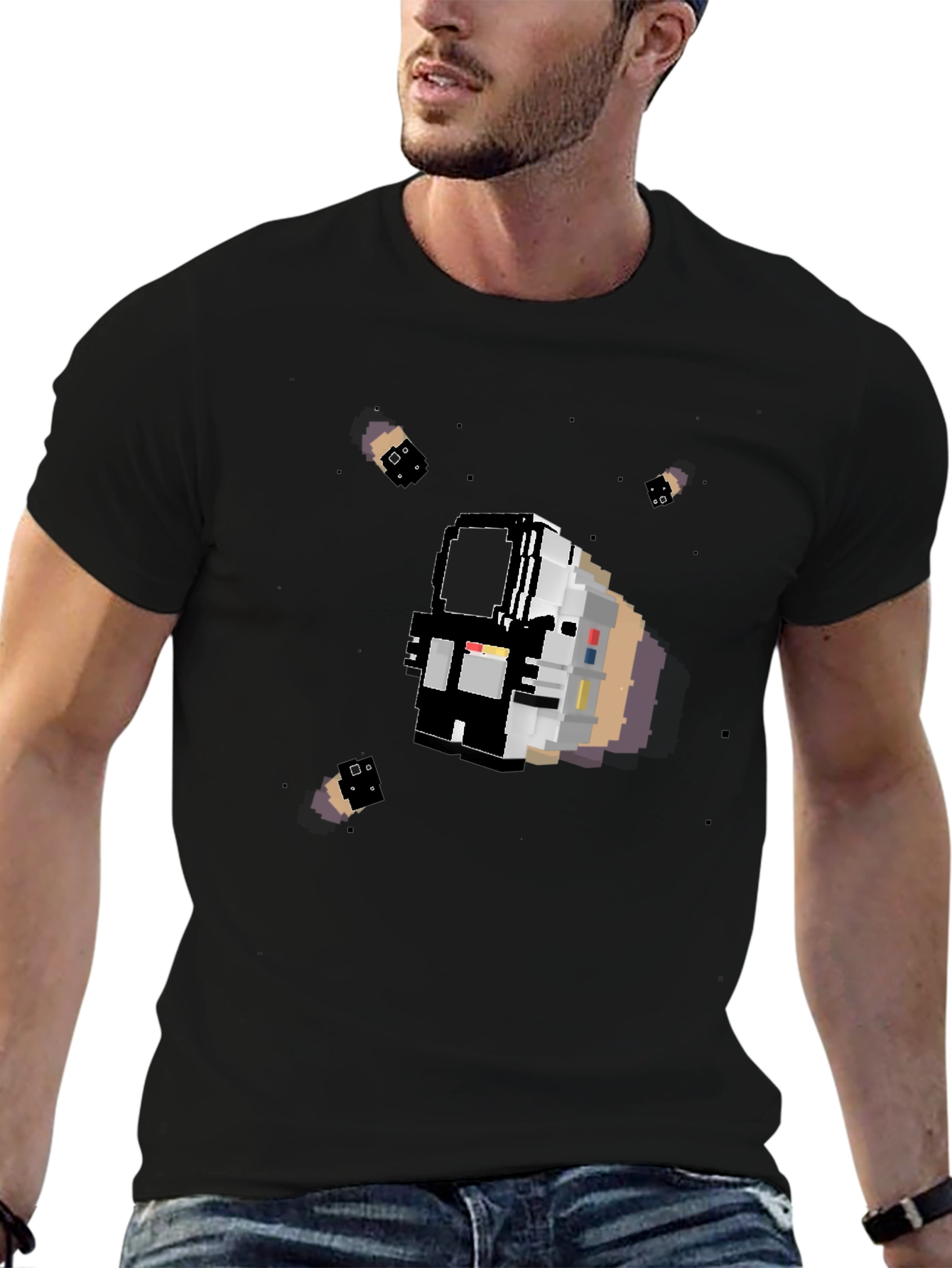 Pixel Astronaut T-Shirt - Retro Space Adventure Tee