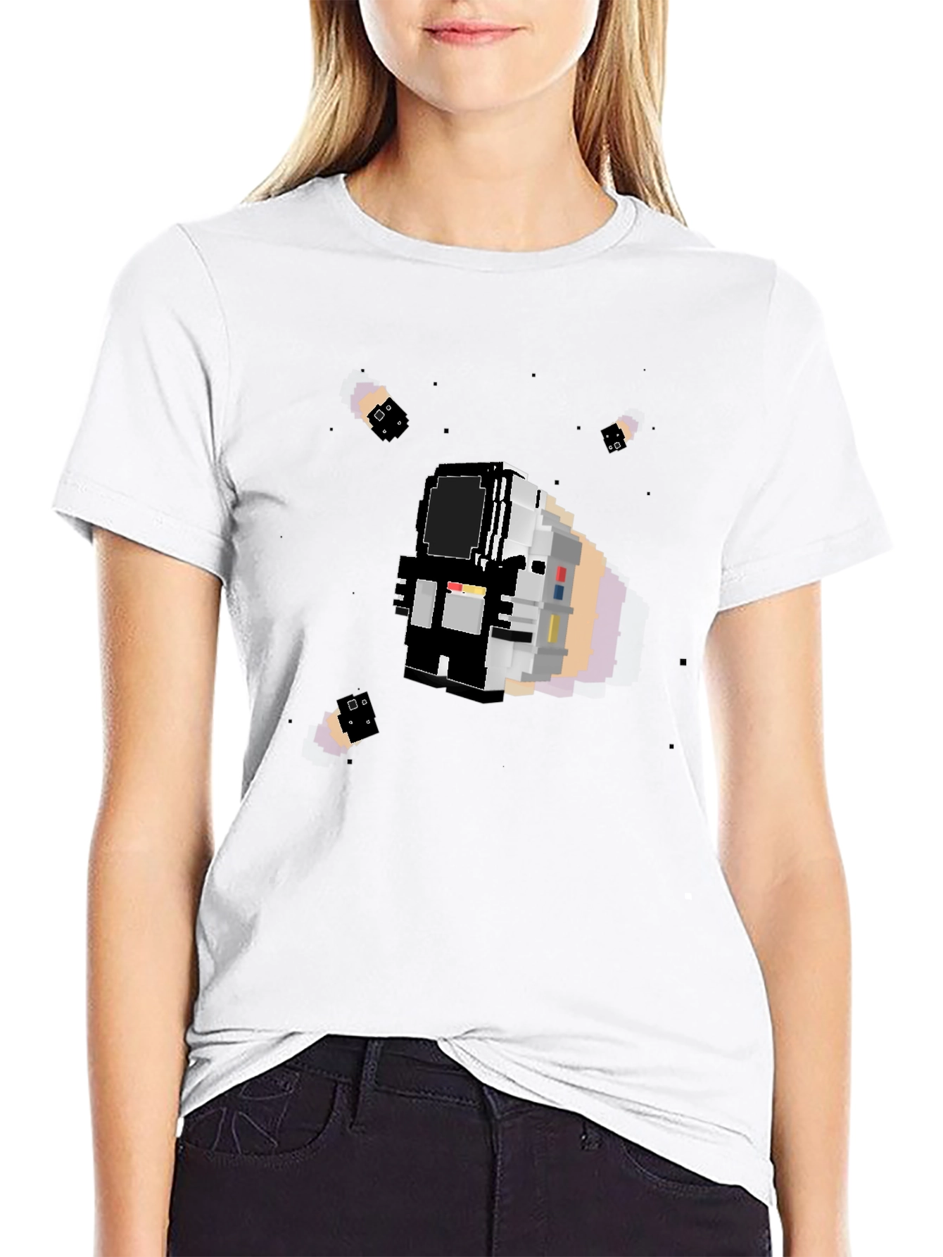 Pixel Astronaut T-Shirt - Retro Space Adventure Tee