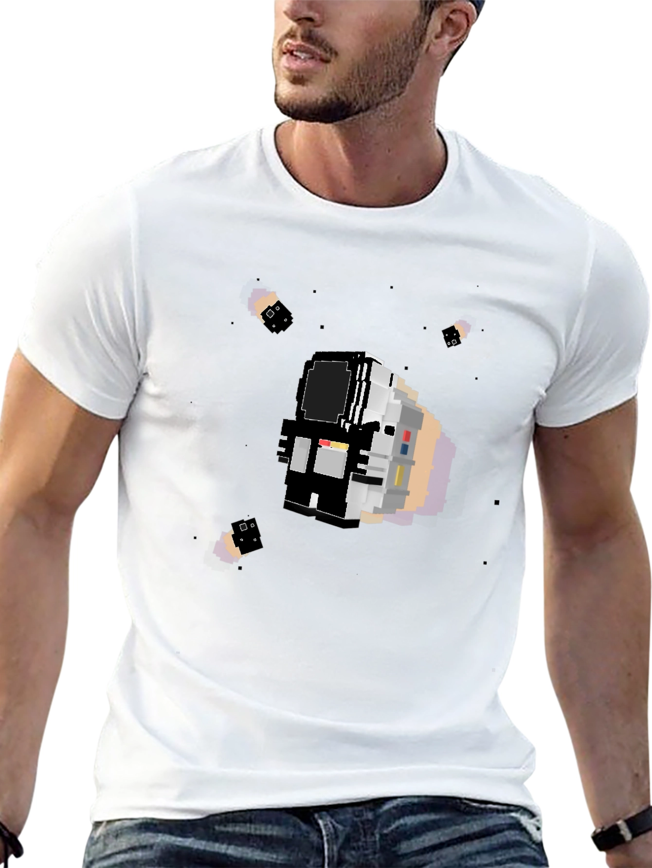 Pixel Astronaut T-Shirt - Retro Space Adventure Tee
