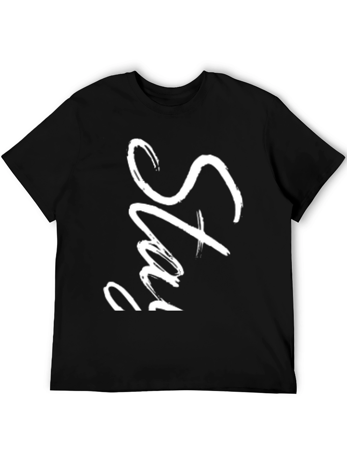 Stylish Black Stay Graphic T-Shirt