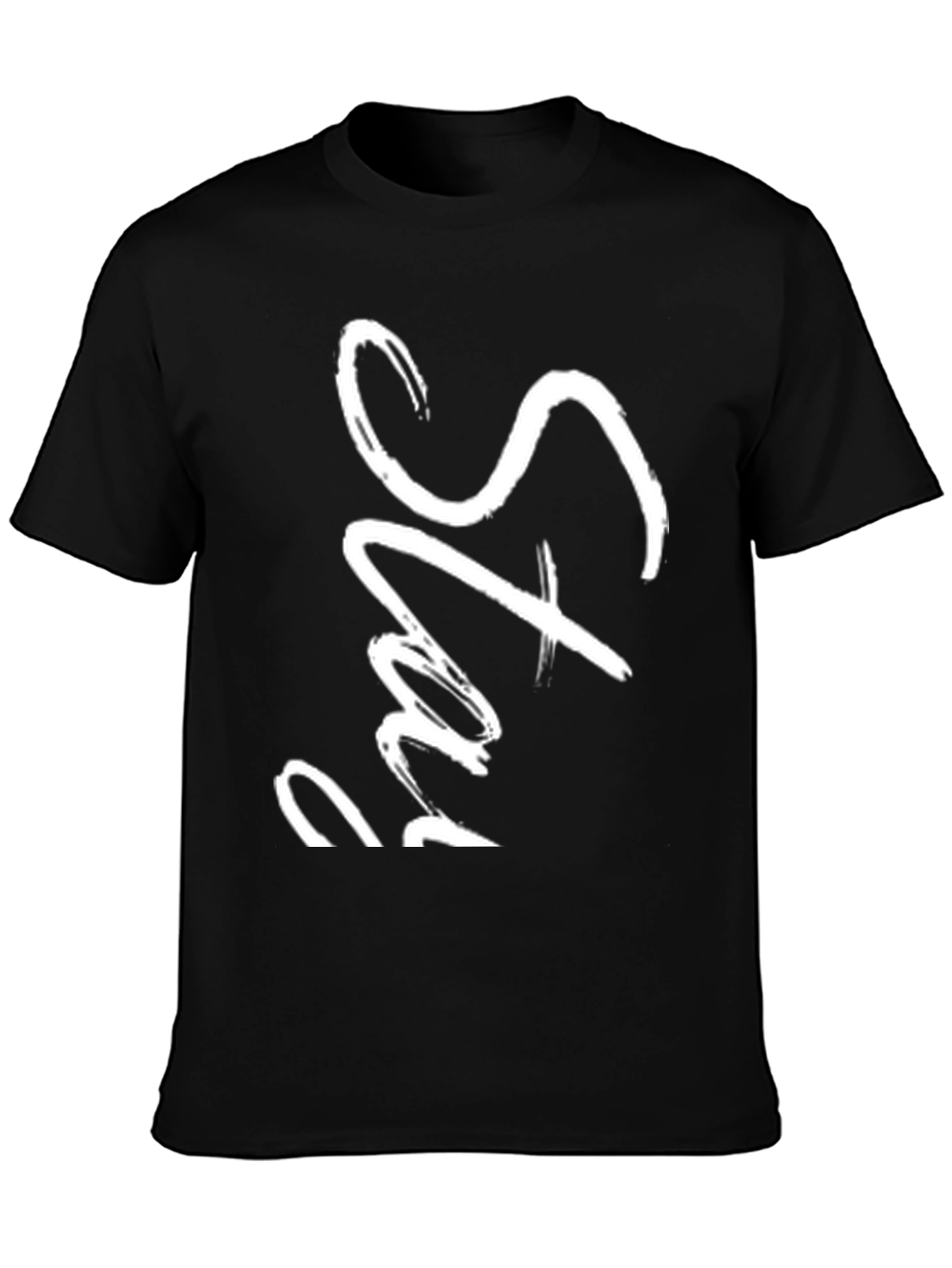 Stylish Black Stay Graphic T-Shirt